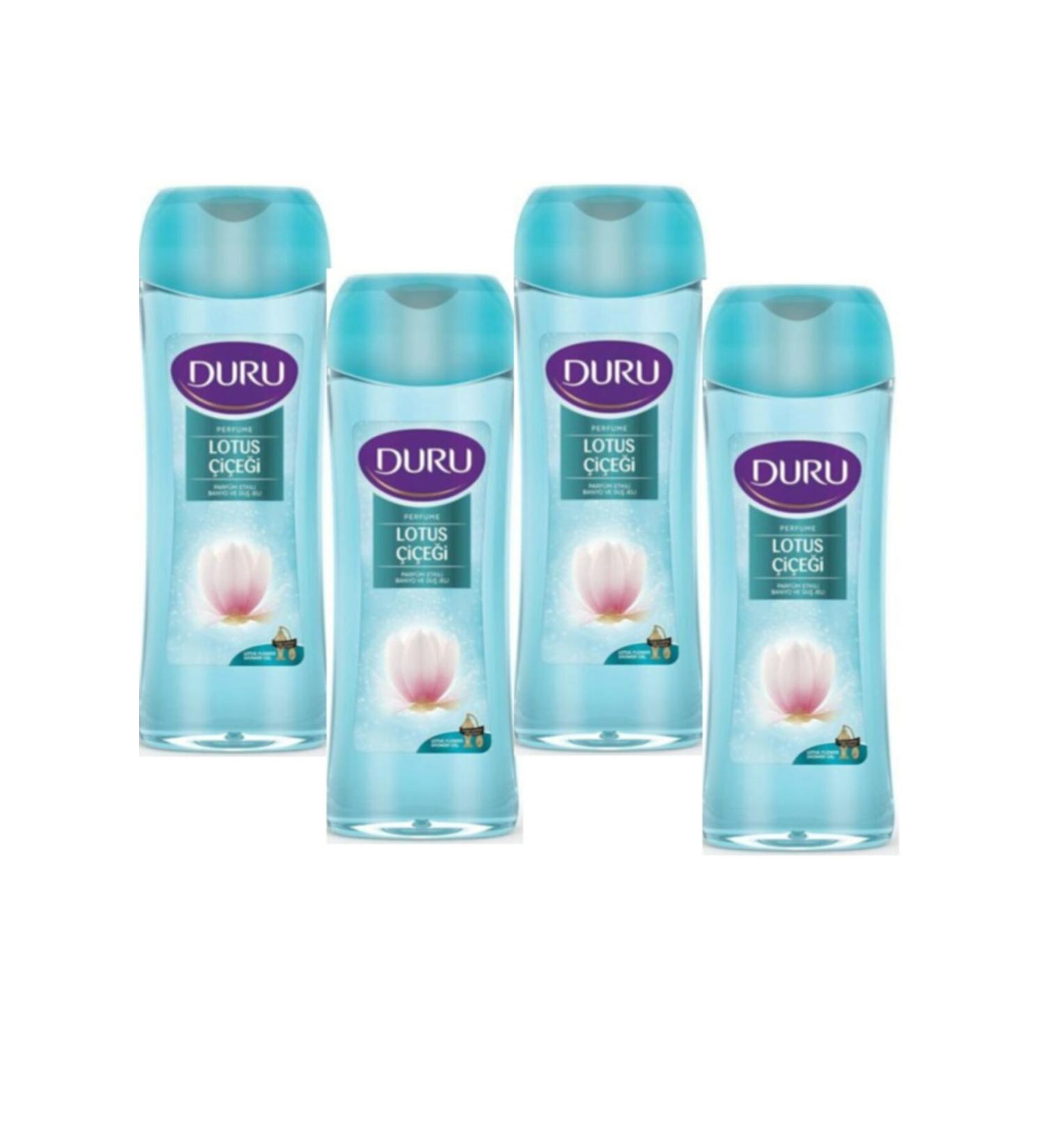 Duru Shower Gel Perfume Elegant Lotus Shower Gel 4 X 450 Ml