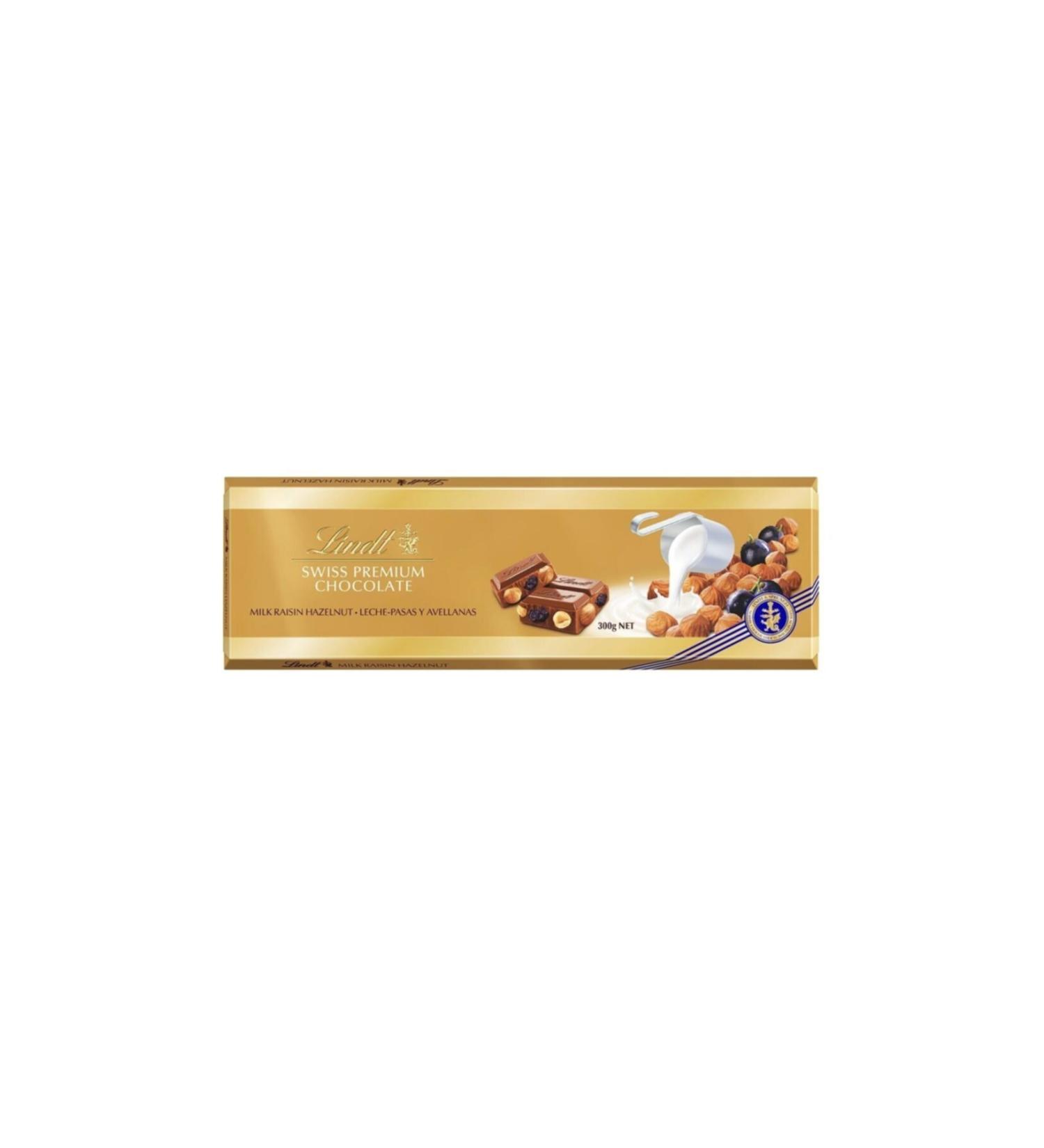 Lindt Milk Raisin Hazelnut Gold 300 G