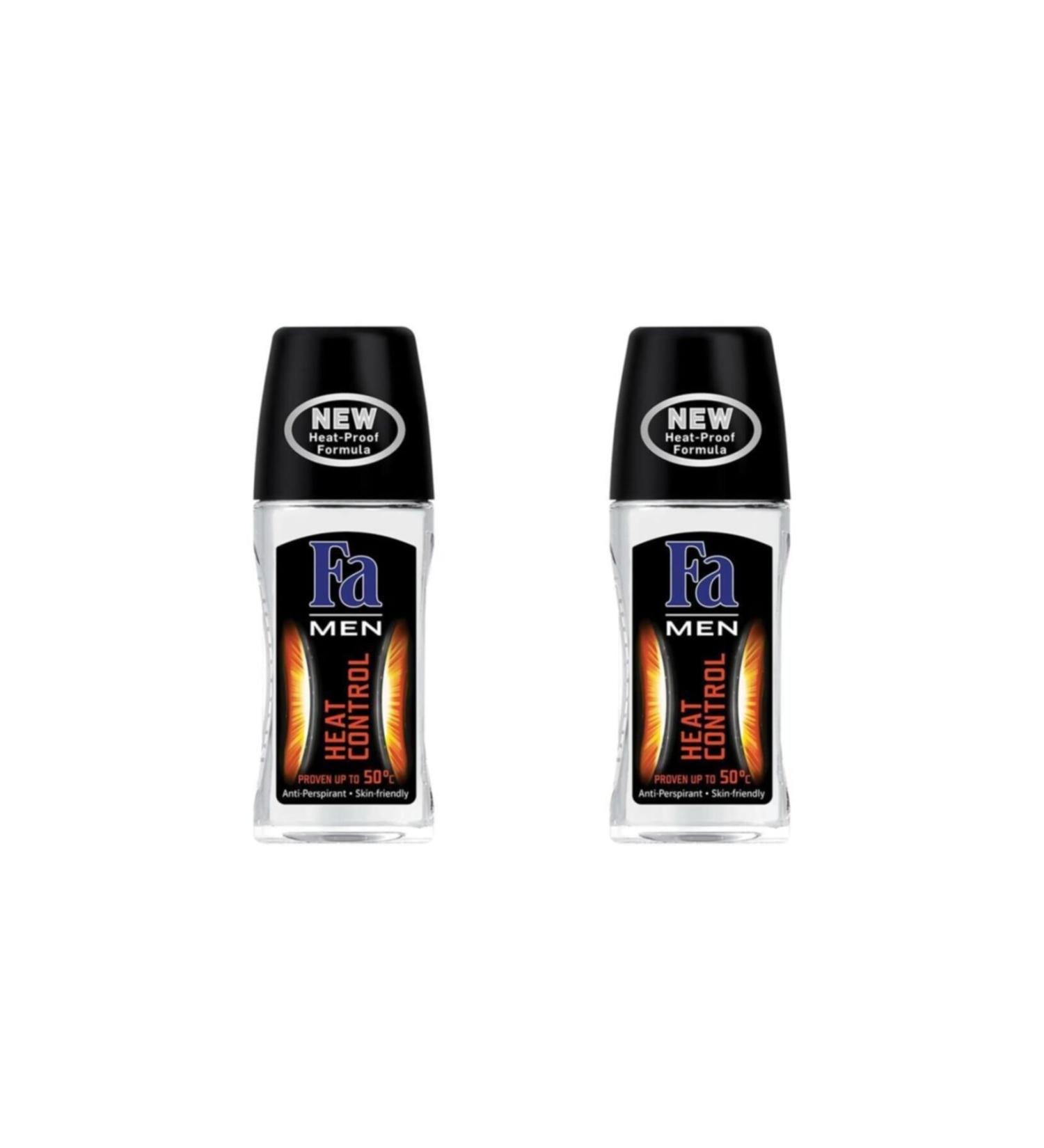 Fa Heat Control 50 Ml Men Roll-on X 2pcs
