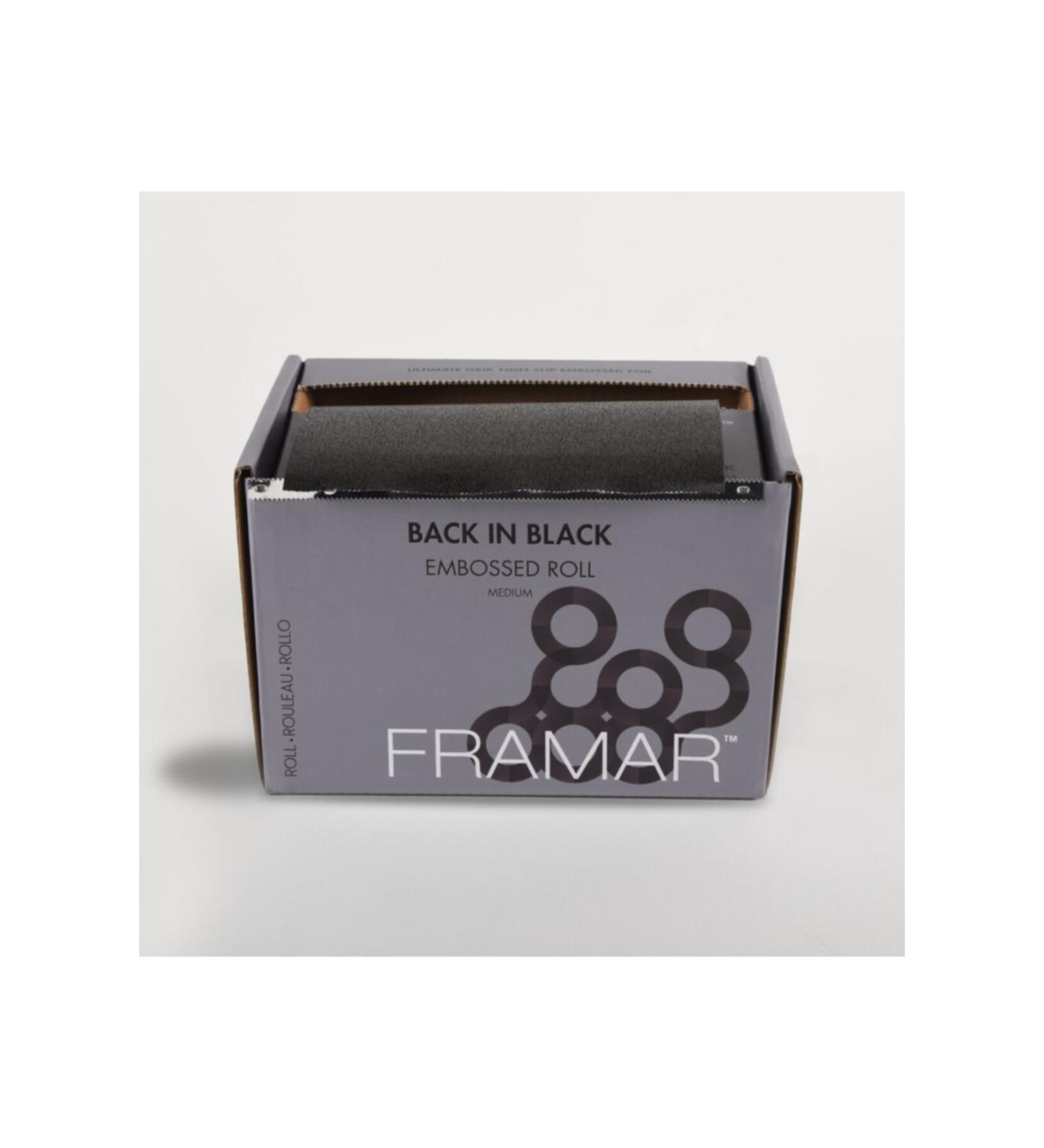 Framar Black Thermal Embossed Foil 98m
