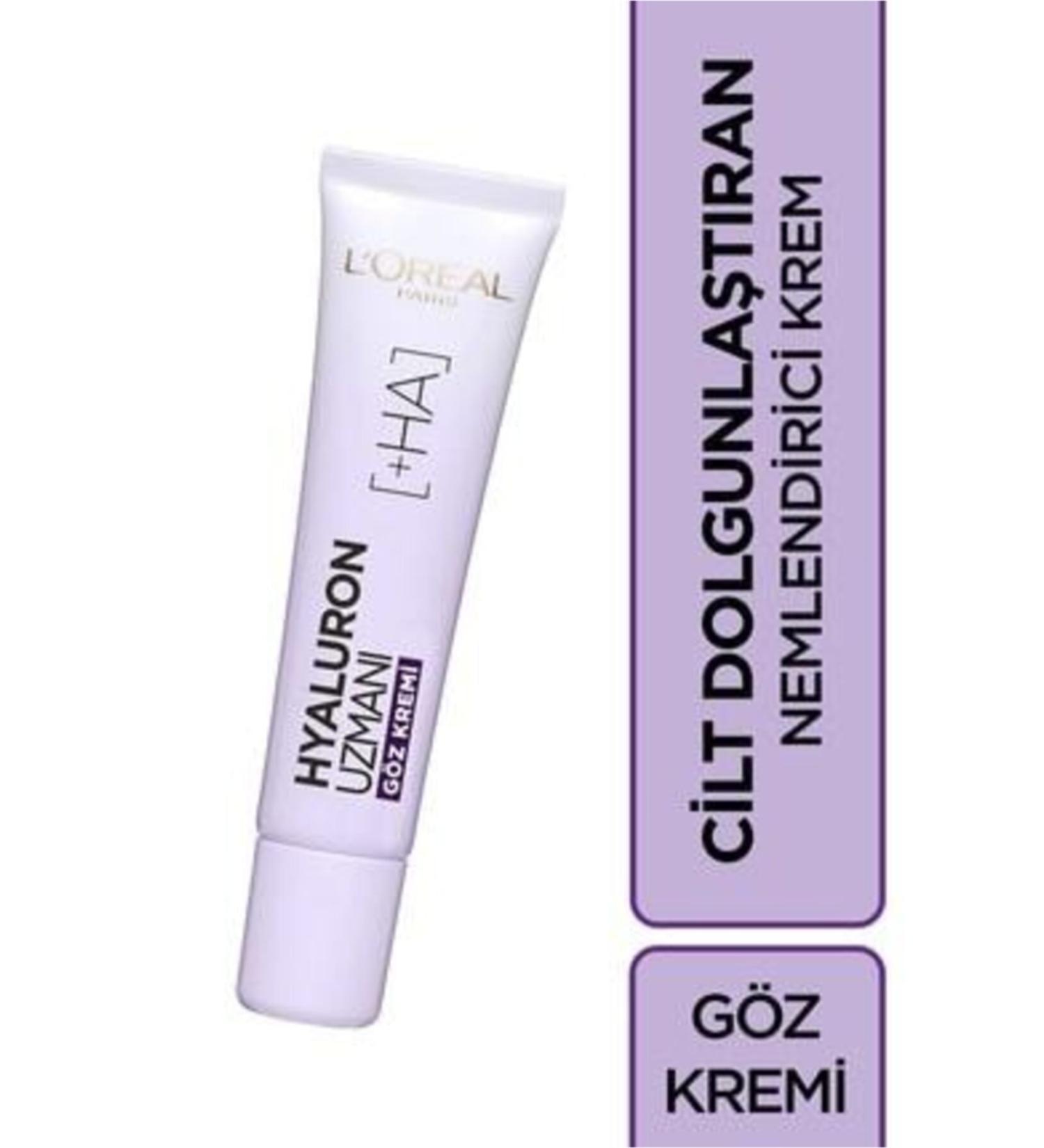 L'Oreal Paris Hyaluron Expert Skin Plumping Moisturizing Eye Cream 15ml - Buy Online on GoSupps.com