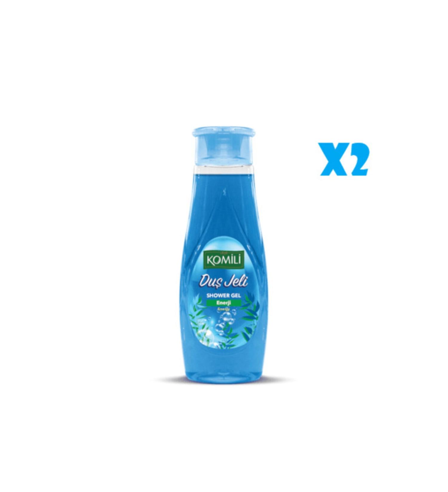Komili Shower Gel 500 ml Energy 2 Pieces