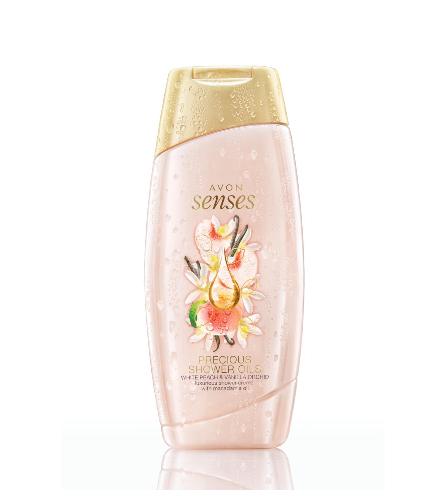Avon Senses Precious Oils White Peach Shower Gel - 250ml