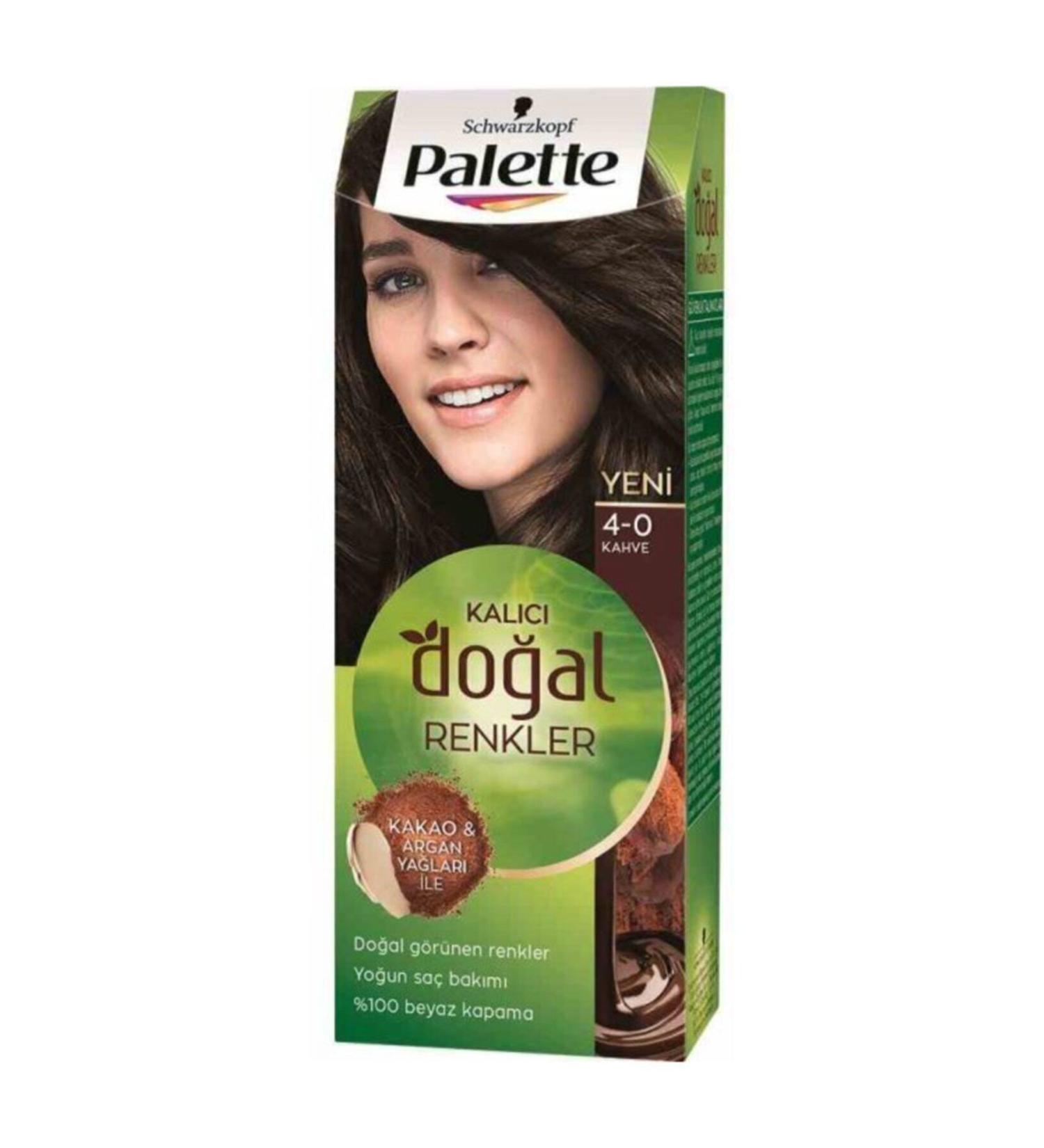 Palette Natural Colors 4 -0 Brown 3 Pieces