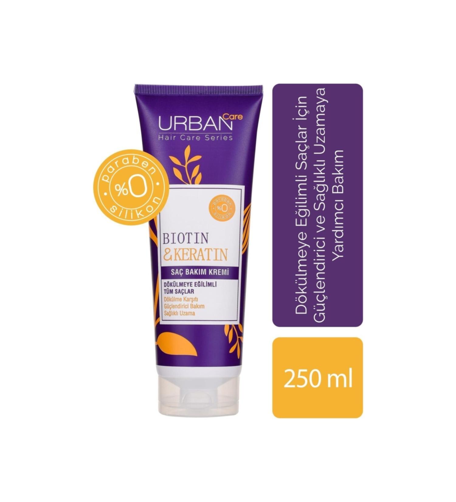 Urban Care Care Biotin & Keratin Anti-Loss Super Hair Care Cream 250ml - Buy Online on GoSupps.com