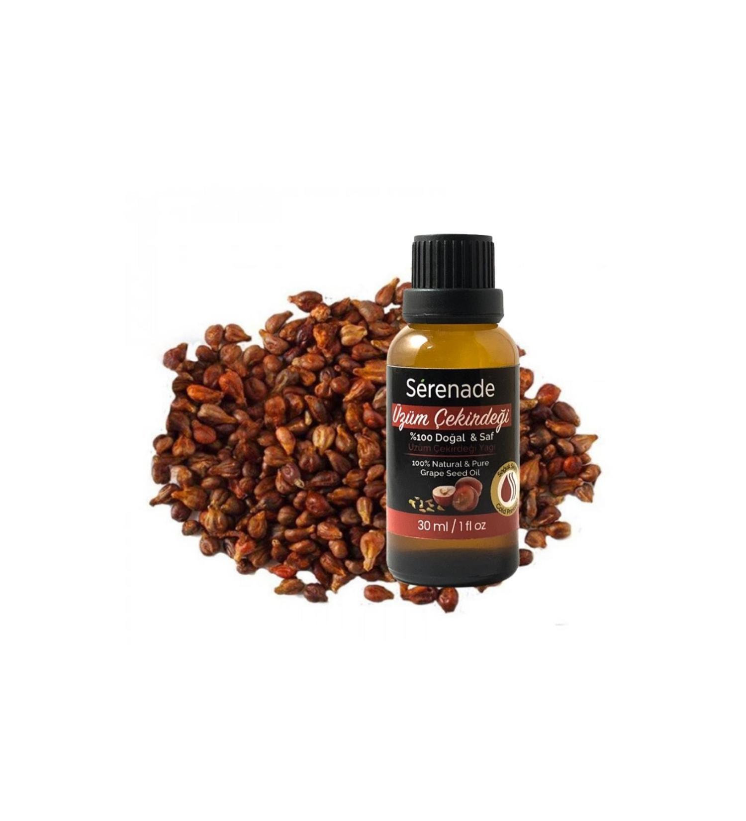 Serenade Natural Grape Seed Oil Cold Pressed Oil 0 Natural 30 ml