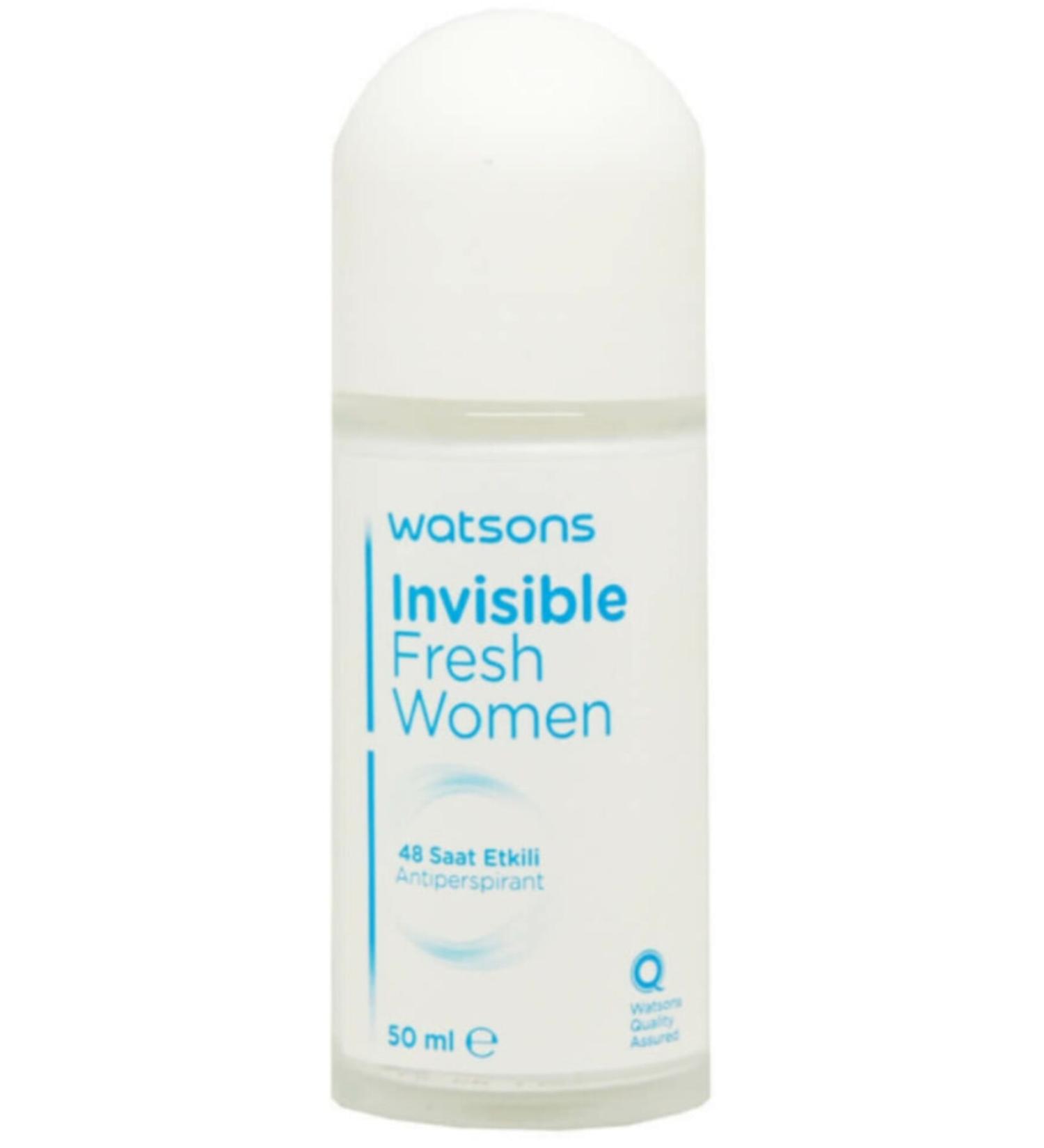 Watsons Invisible Fresh Women Roll-on 50 ml