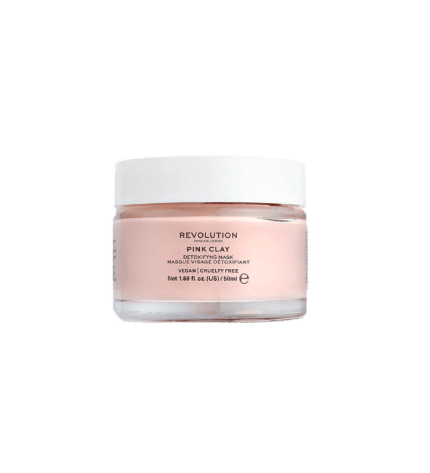 Revolution Skincare Pink Clay Face Mask Detox 50 Ml - Buy Online on GoSupps.com