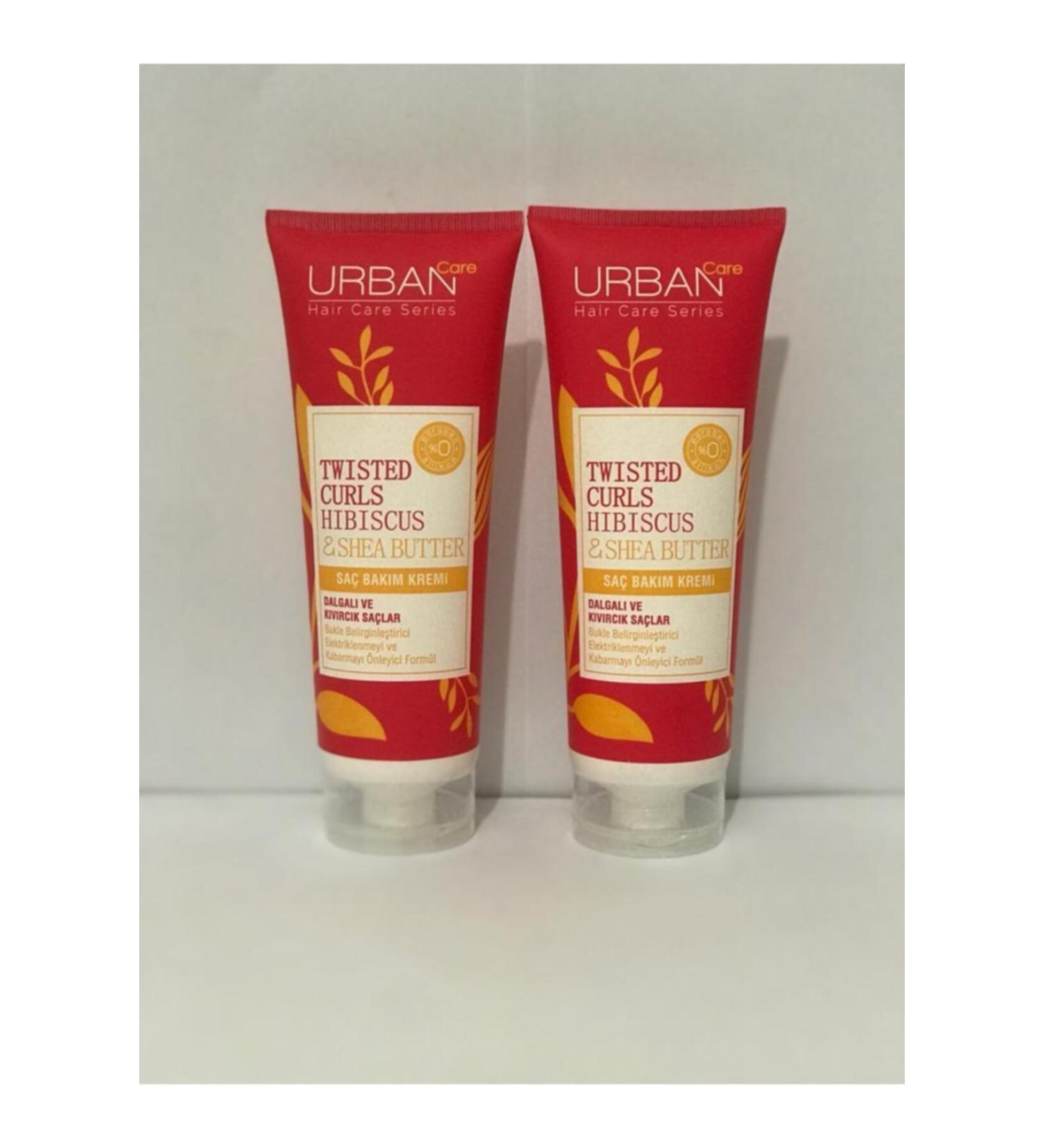 Urban Care Hibiscus & Shea Butter Hair Care Cream 250ml 2 Pieces