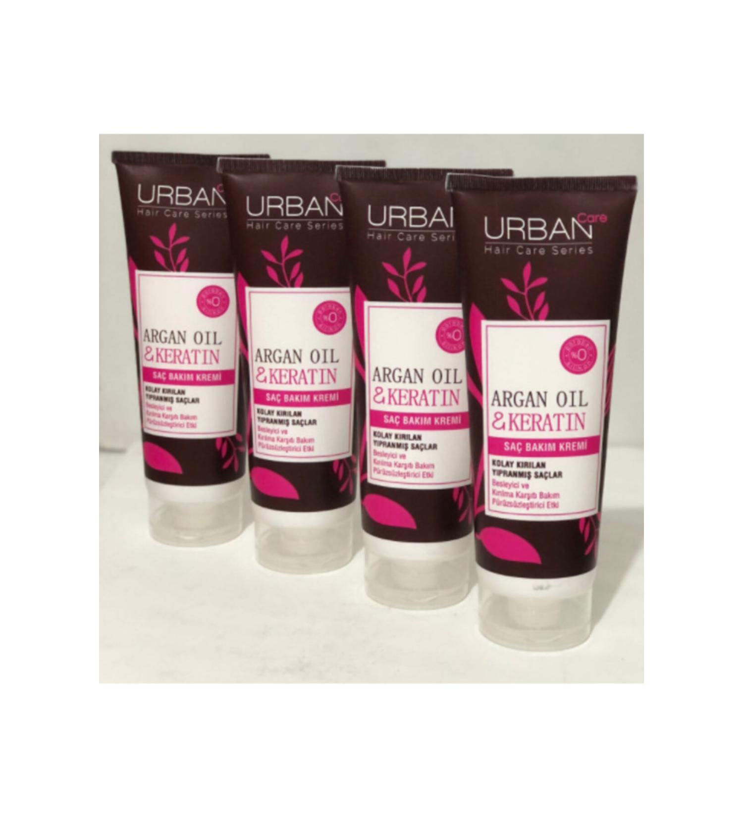 Urban Care Argan Oil & Keratin Hair Conditioner 4 Pieces