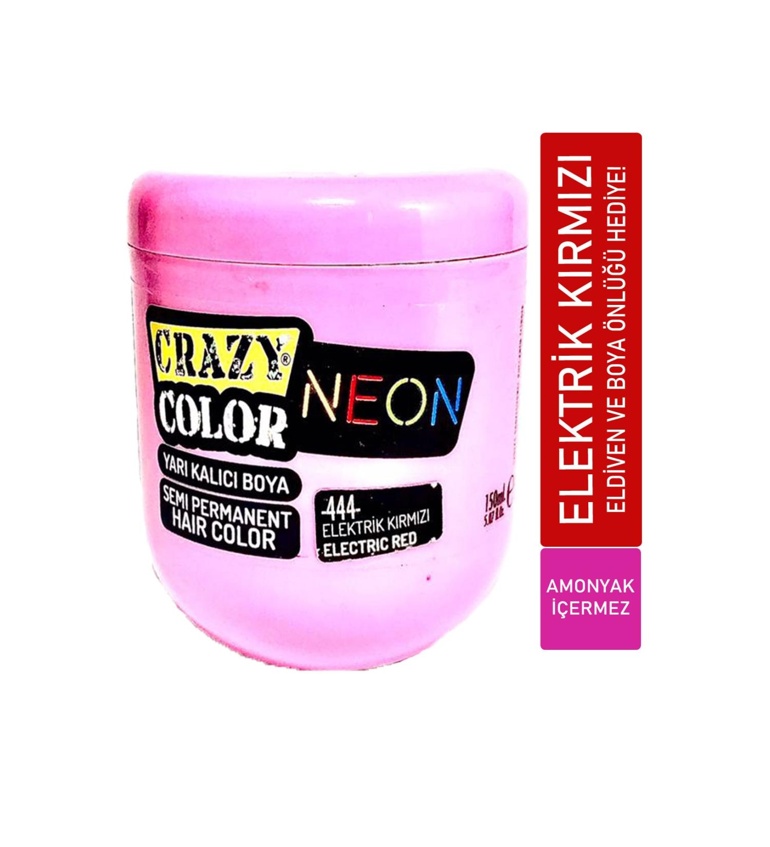 Crazy Color Hair Dye Neon Electric Red Neon1003