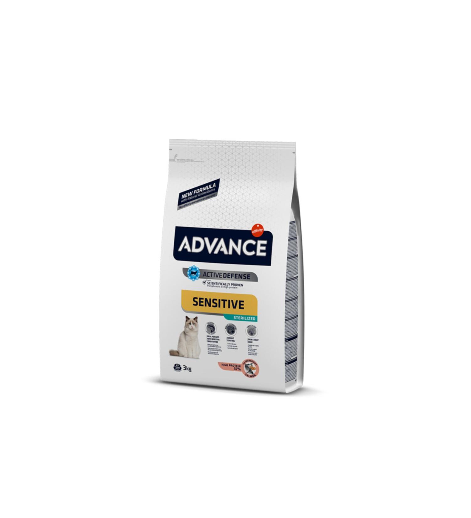 Various Advance Salmon Sterilized Cat Food 3 Kg