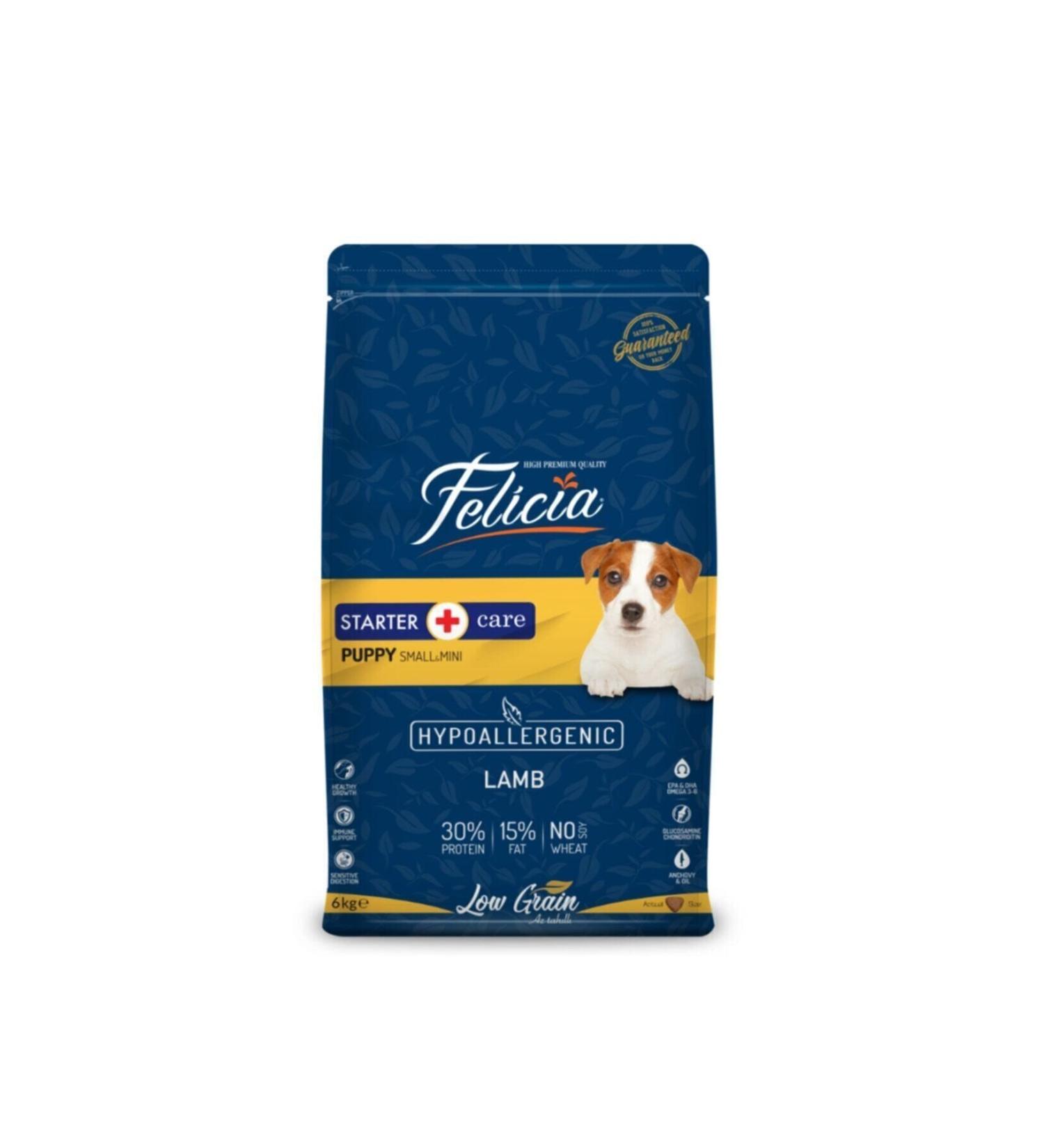 Felicia Small Breed Puppy Low Grain Lamb Puppy Food 6 kg