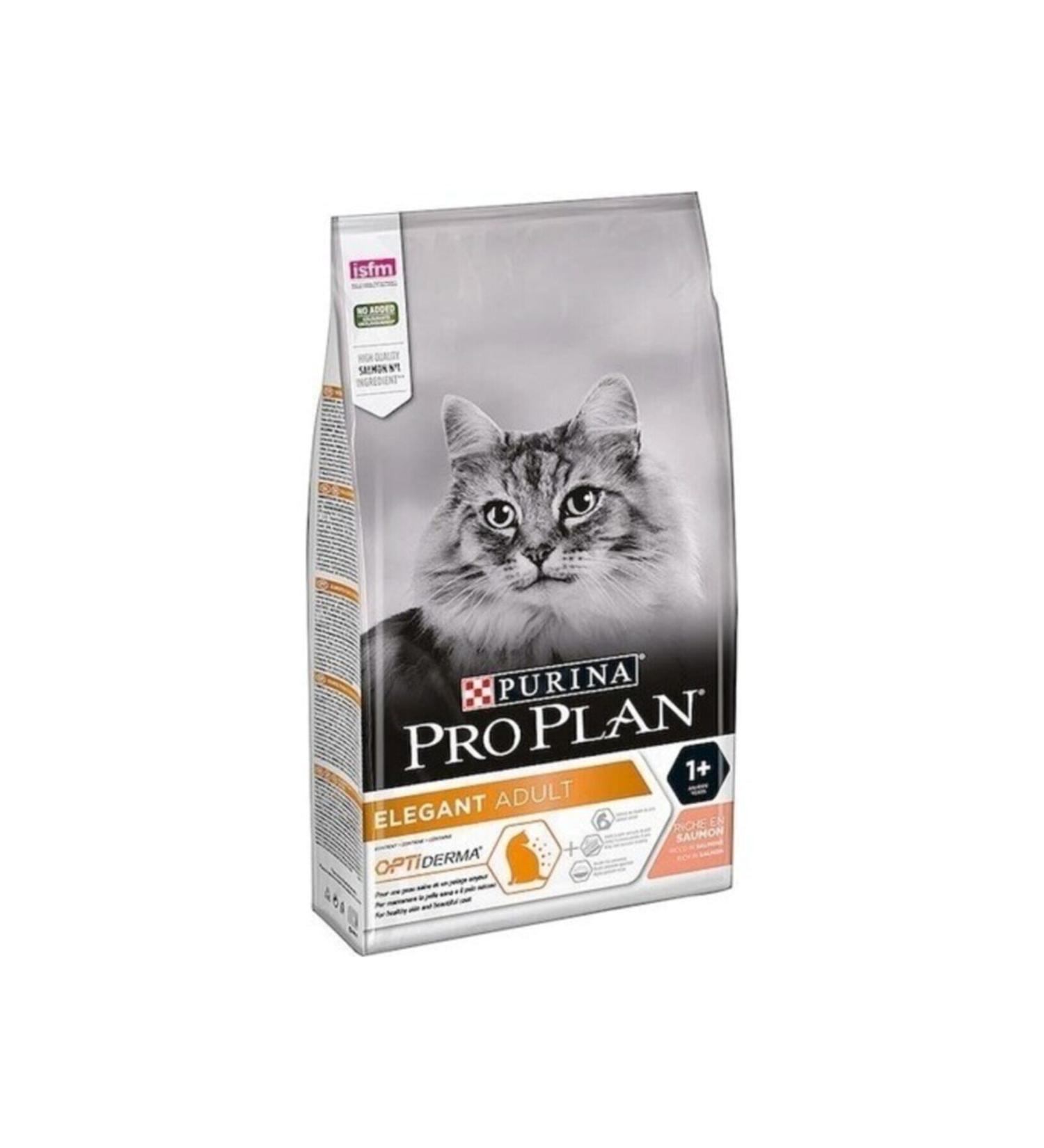 Pro Plan Pro Plan Elegant Derma Salmon Adult Cat Food 10 Kg