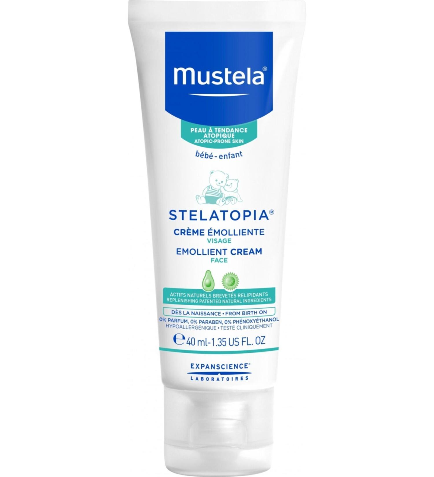 Mustela Stelatopia Emolyent Face Cream 40 Ml