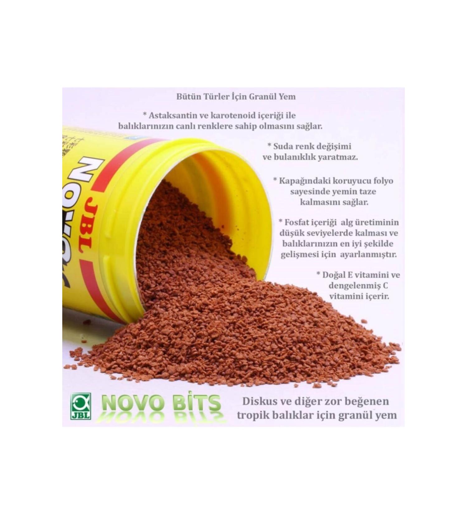 JBL Novo Bits Discus Cichlid Fish Food 250 Grams - Buy Online on GoSupps.com