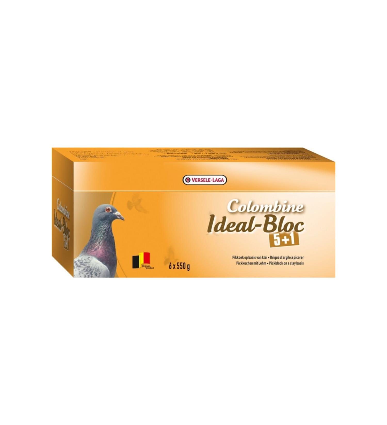 Versele Laga Columbine. Ideal Bloc 5 1 Pigeon Mineral Support 6-pack