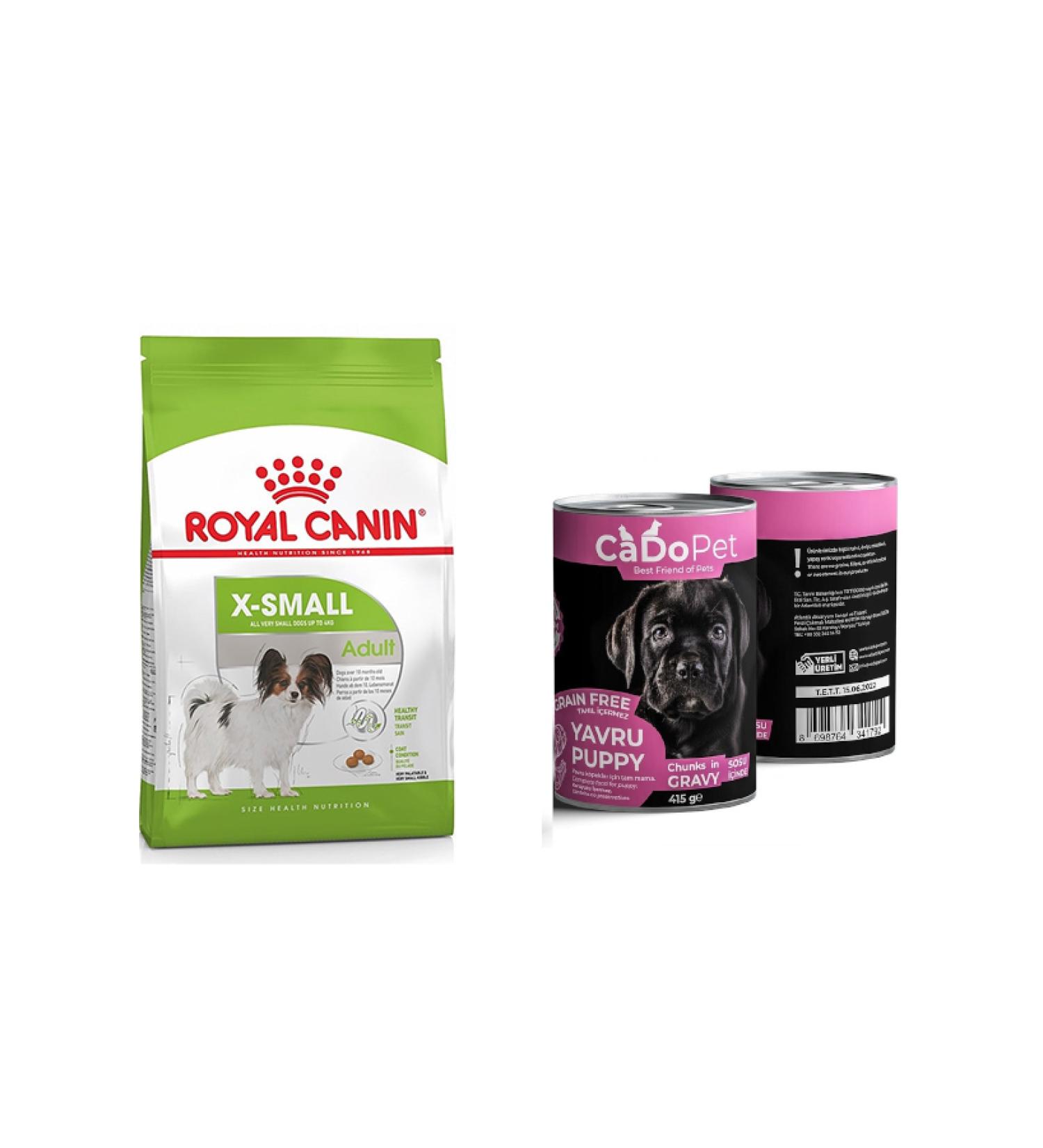 Royal Canin Adult Xsmall Dog Food 3 Kg + Canned Dog Food 415 Gr (original)
