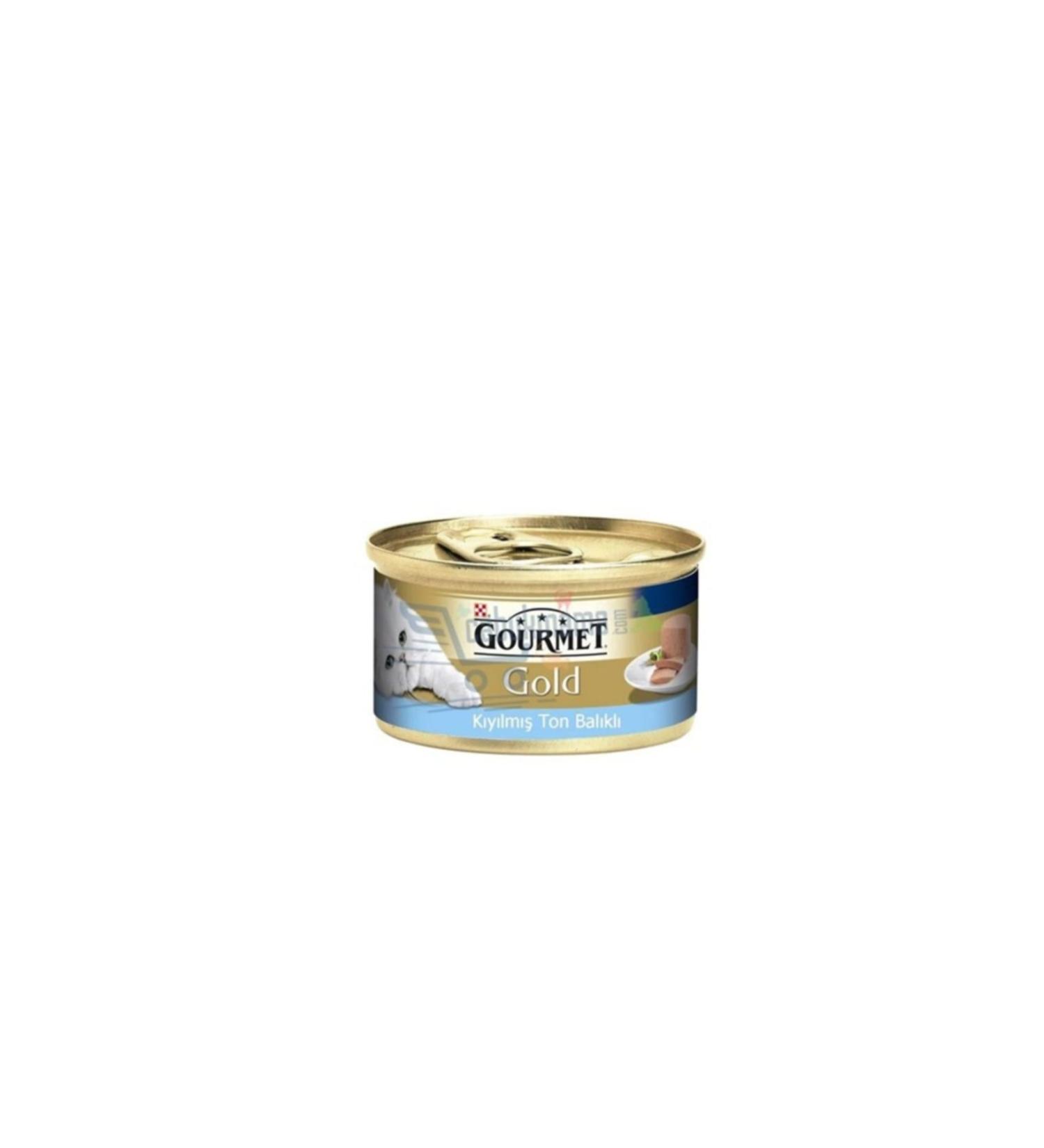 Gourmet Gold Canned Cat Food with Minced Tuna - 85 Gr X 24 Pieces