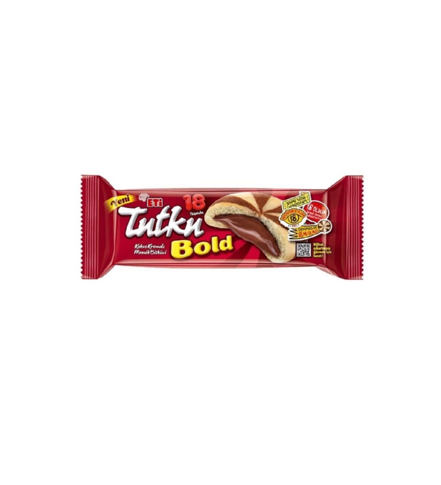 Eti Tutku Bold Cocoa Cream Mosaic Biscuit 138 G*20