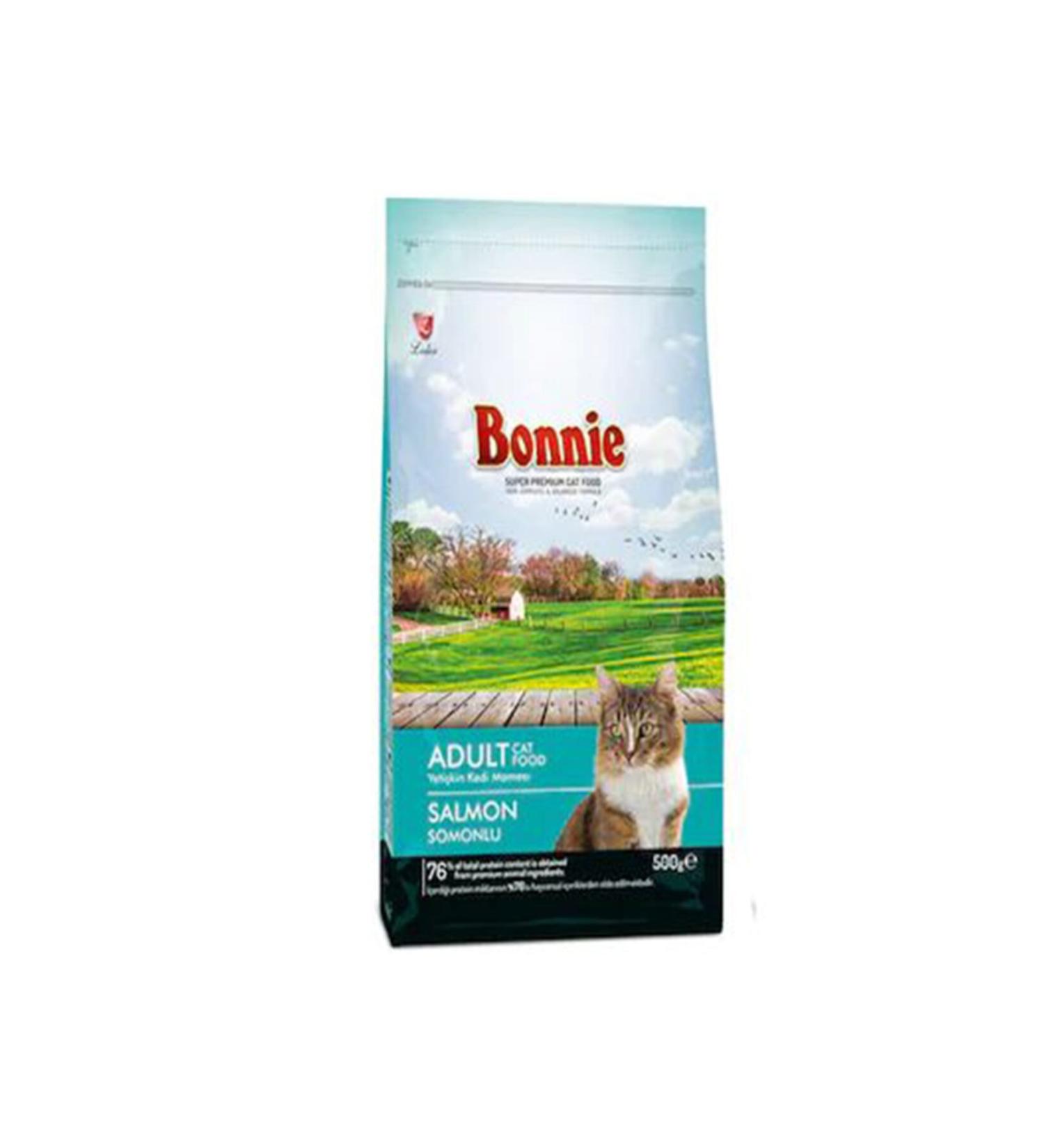Bonnie Cat Food 500 Gr Salmon 12 Packs