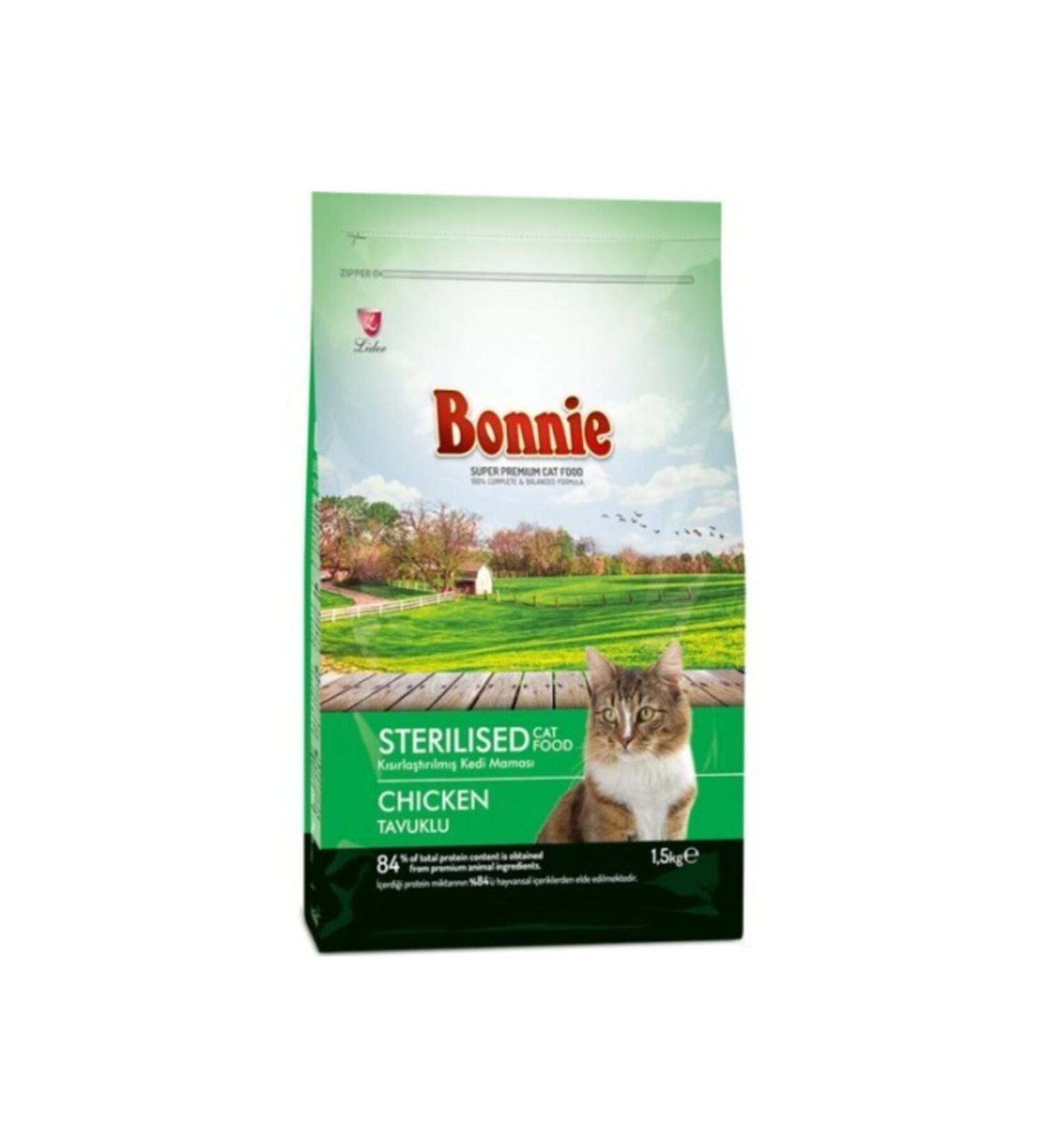 Bonnie Chicken Sterile Cat Food 1.5 Kg