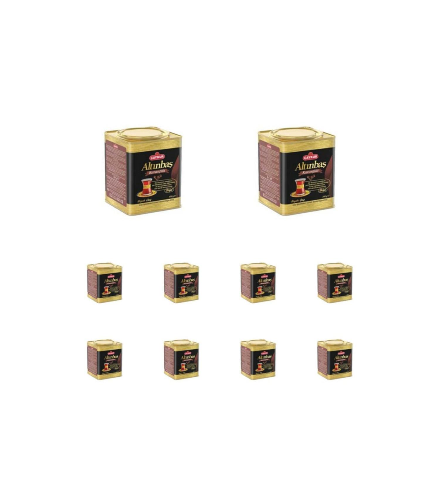 aykur Alt nba Tea Tin Box with Cloves 100 gr X 10 Pieces