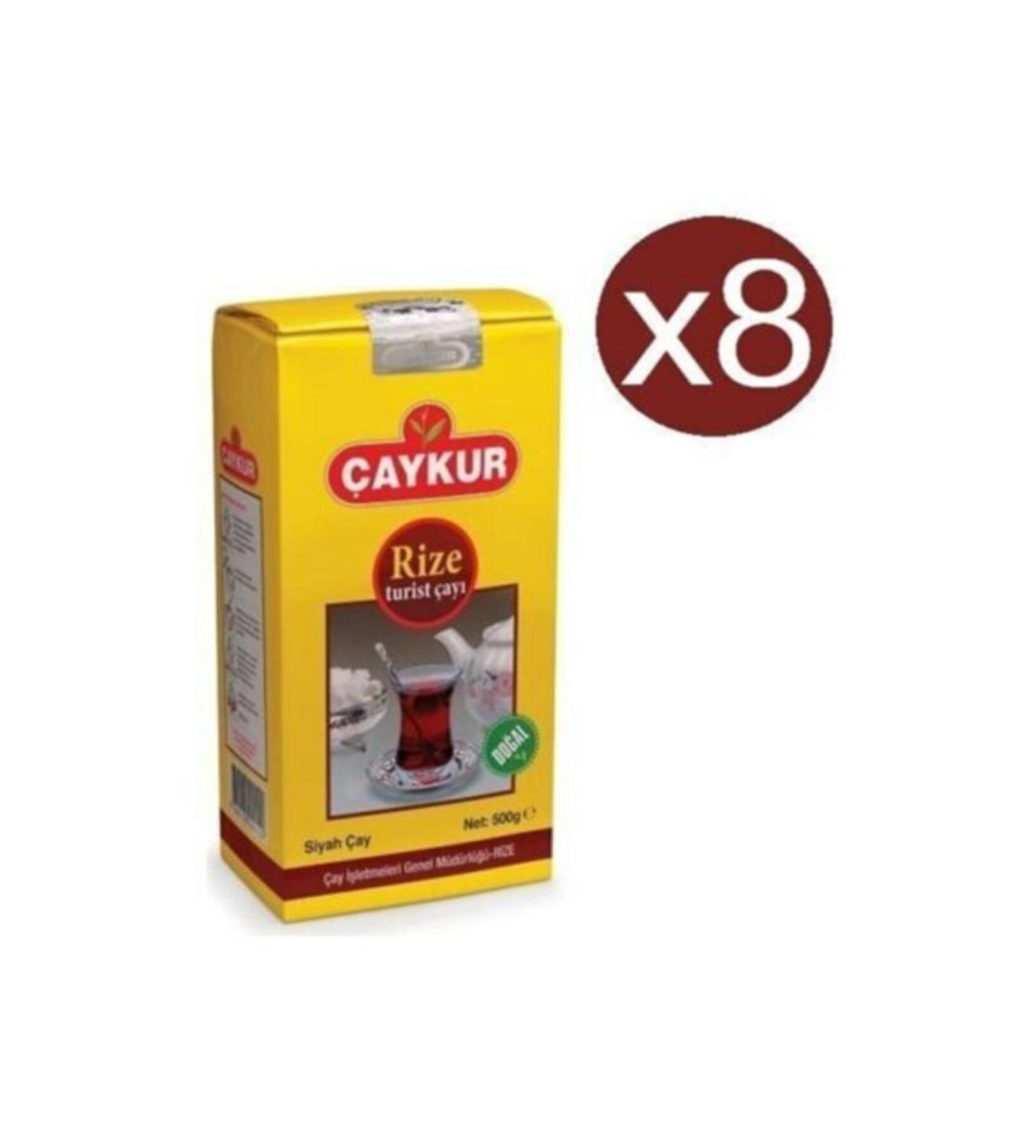 aykur 8-Piece Advantageous Package Rize Tourist Tea 8x500 Gr