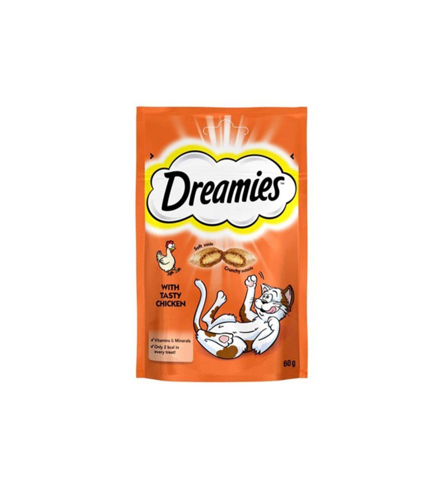 Dreamies Chicken Cat Reward Food 60 Gr X 6 Pieces
