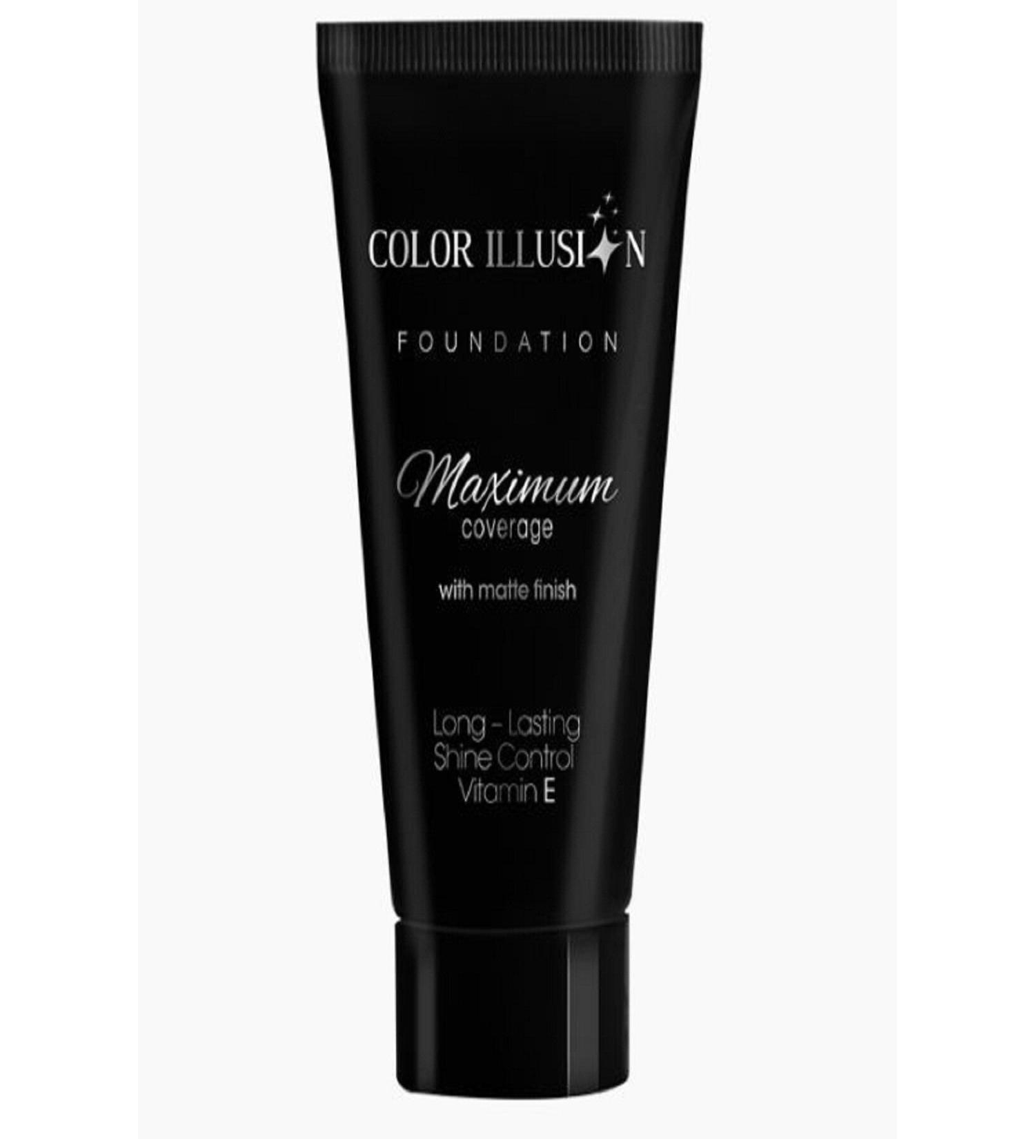 Huncalife Color Illusion Long-Lasting Matte Foundation - Crystal Beige 30 Ml