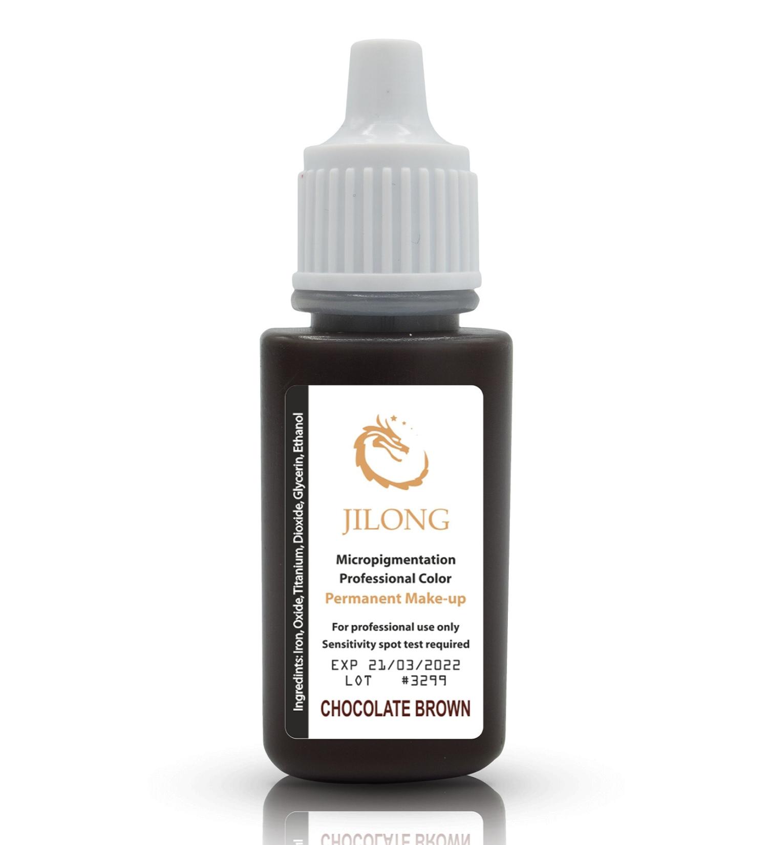 Jilong Permanent Makeup Pigment Choclota Brown 25 Ml