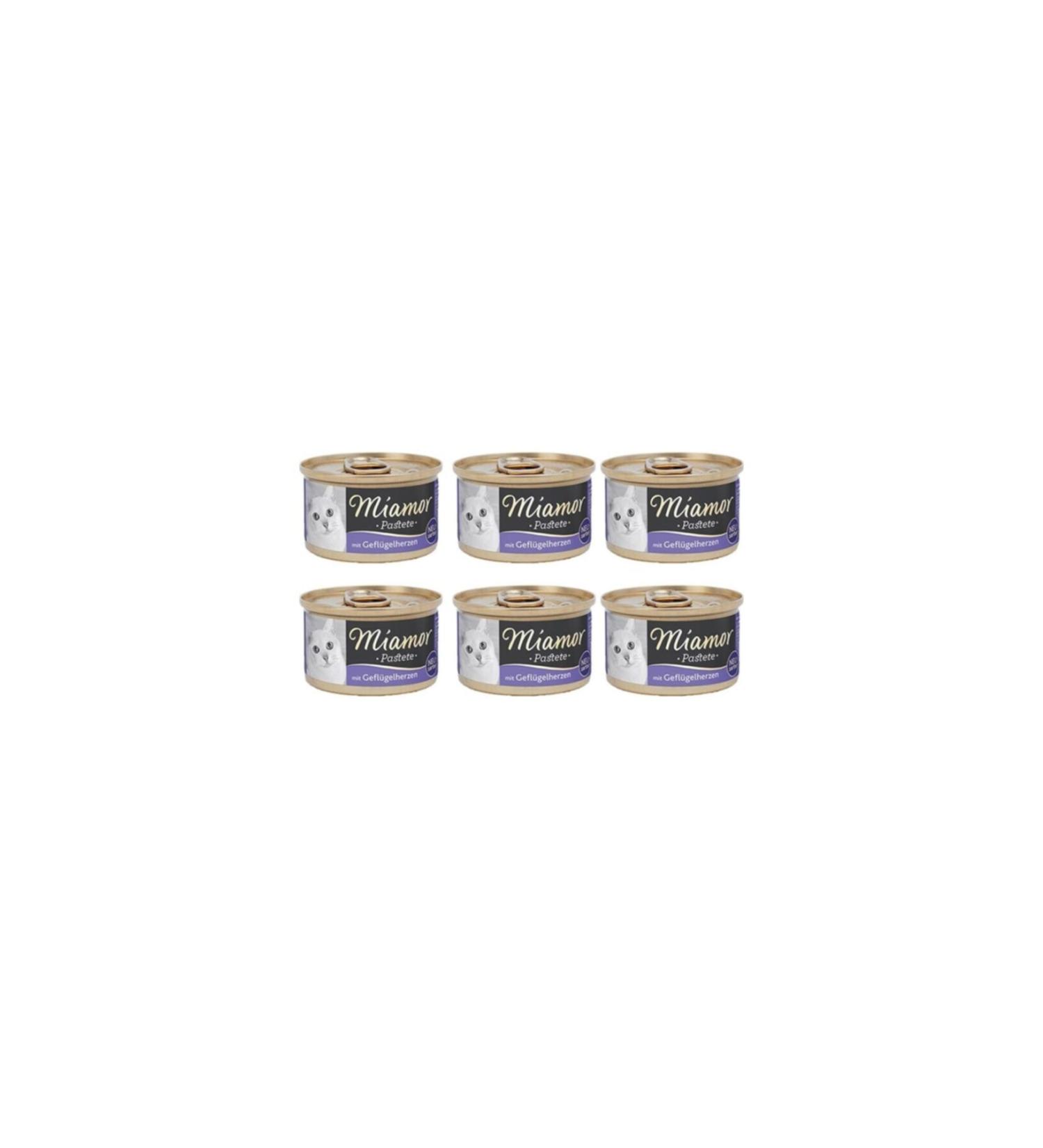Miamor Pastete Brave 85 Gr Cat Canned Food 6 Piece Economical Package