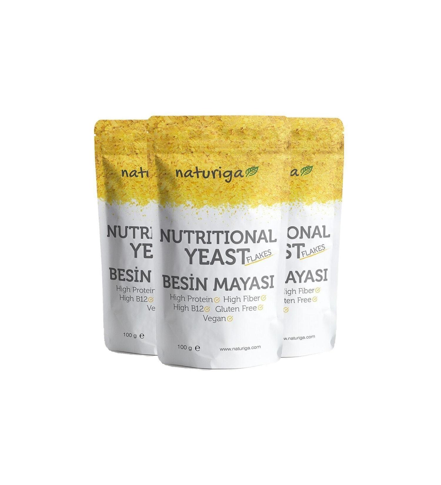 Naturiga Nutritional Yeast Nutritional Yeast - Gluten Free and Sugar Free 100 G 3-Pack Deal - Buy Online on GoSupps.com