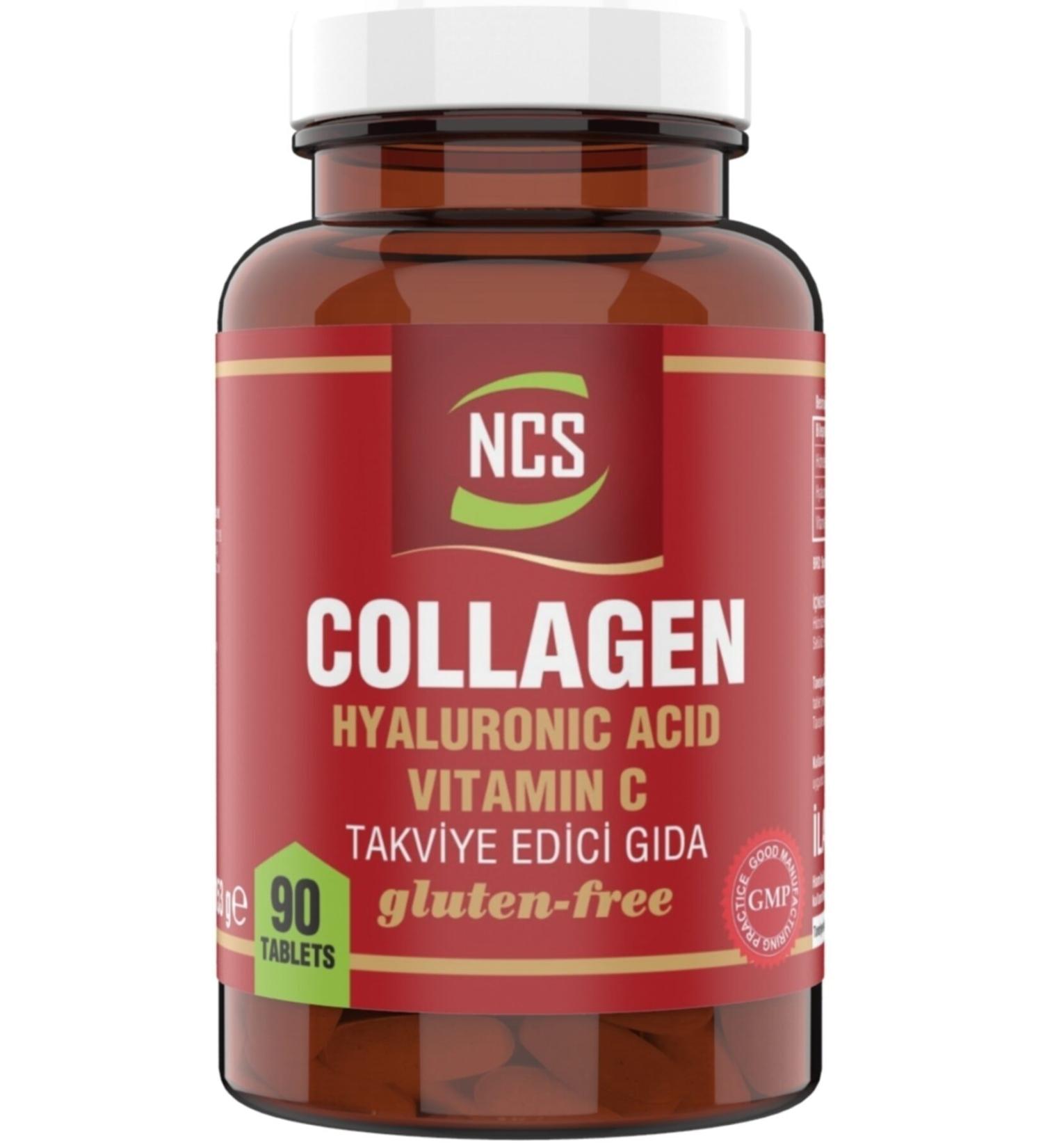 Ncs Collagen Hyaluronic Acid Vitamin C 90 Tablets Collagen (type 1-2-3)
