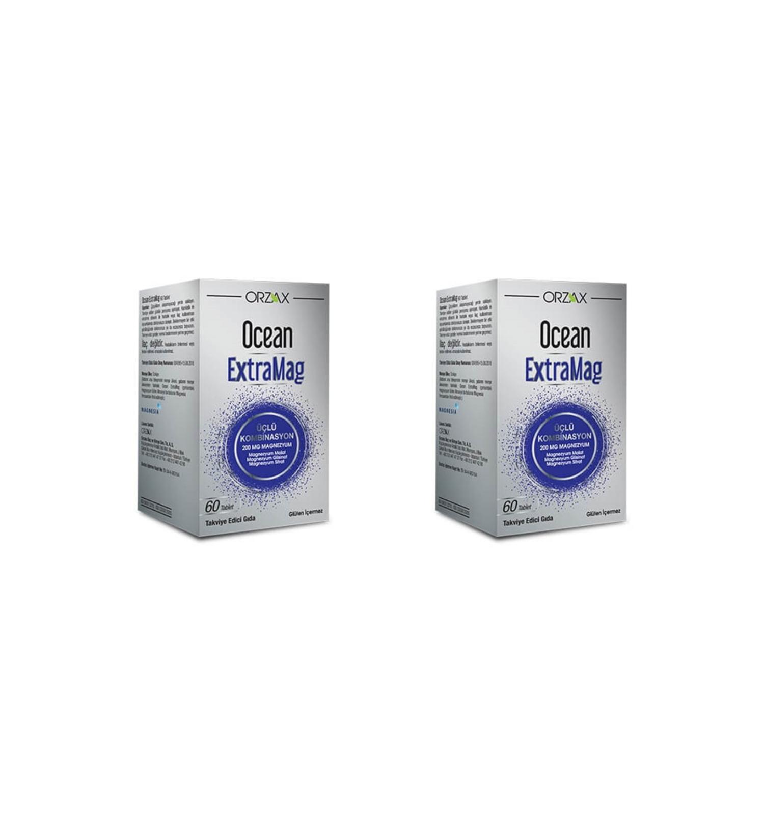 Ocean Ocean Extramag 200 Mg Magnesium 60 Tablets 2 Pack