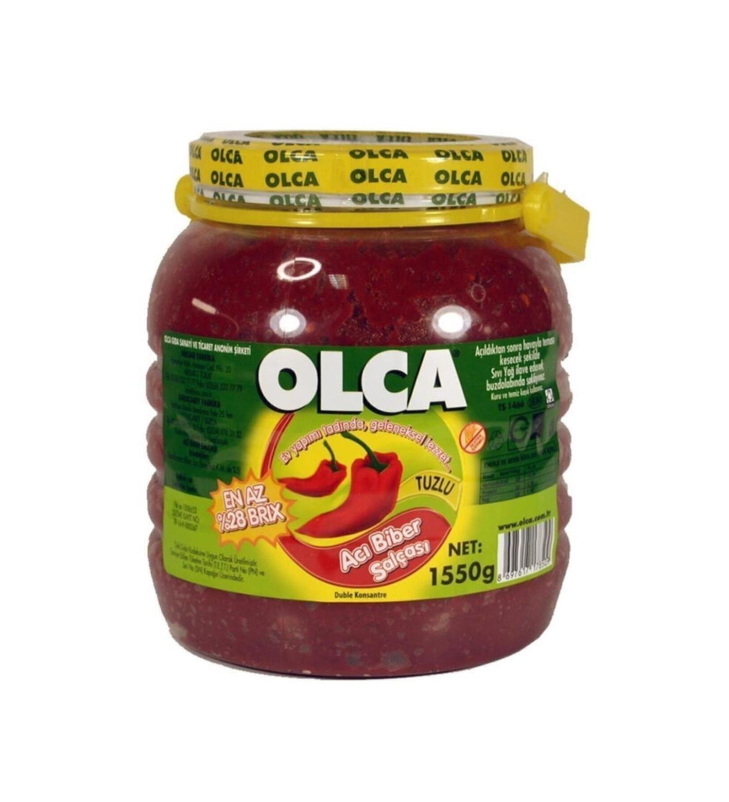 Olca Sweet Pepper Paste Pet 1550 gr