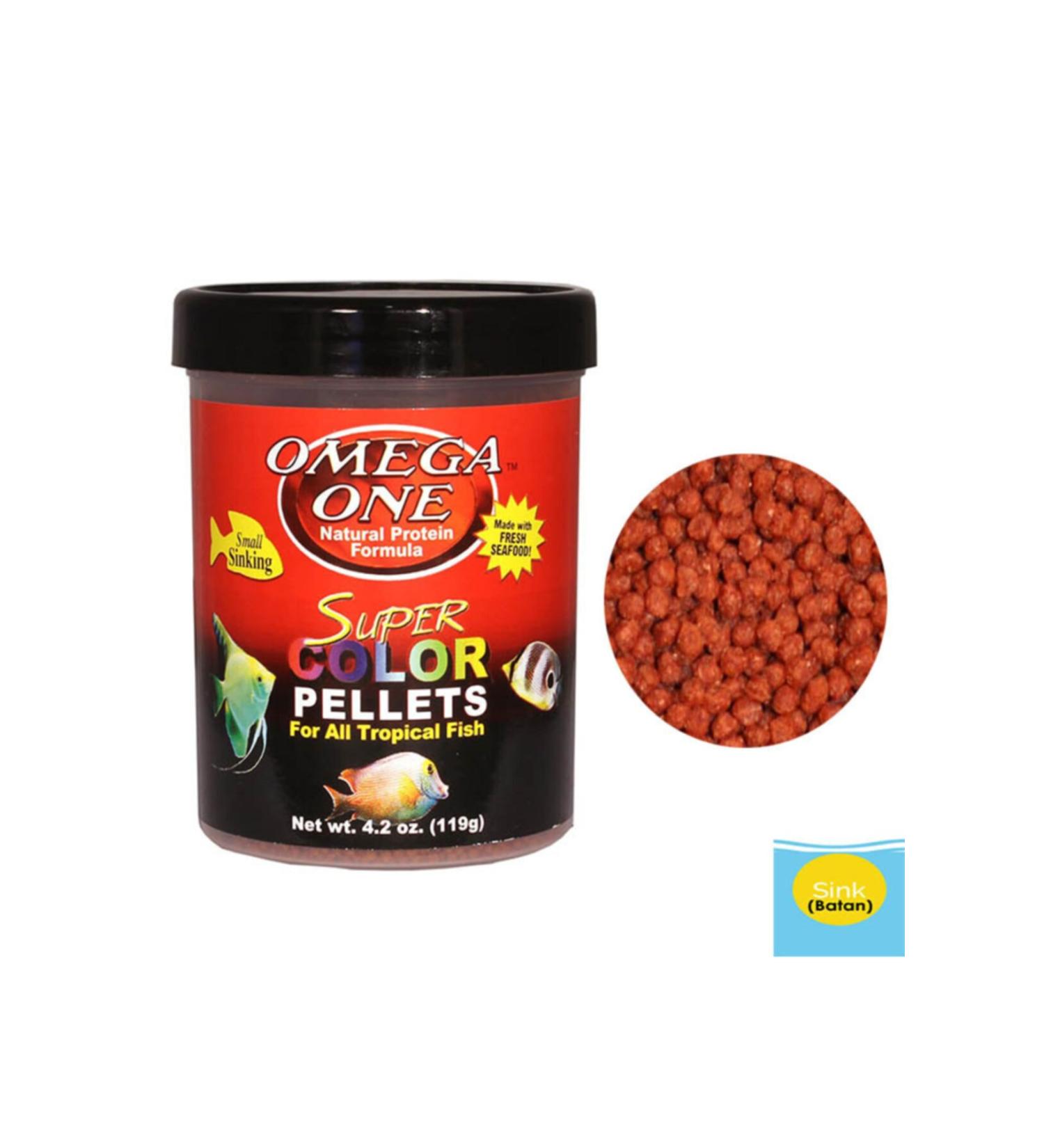 OMEGA ONE Super Color Small Pellet 119g