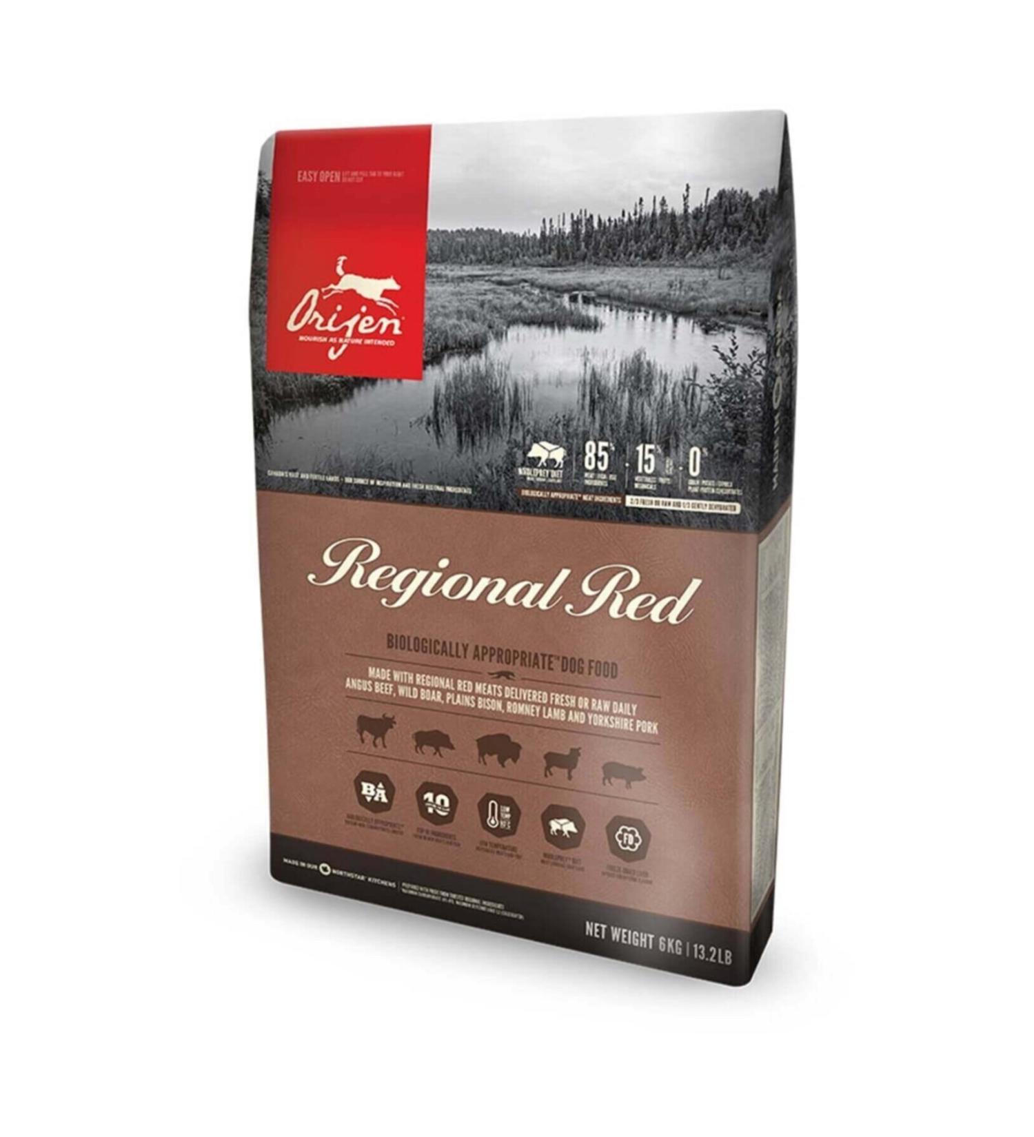 Orijen Regional Red Grain Free Dog Food 11.4 Kg