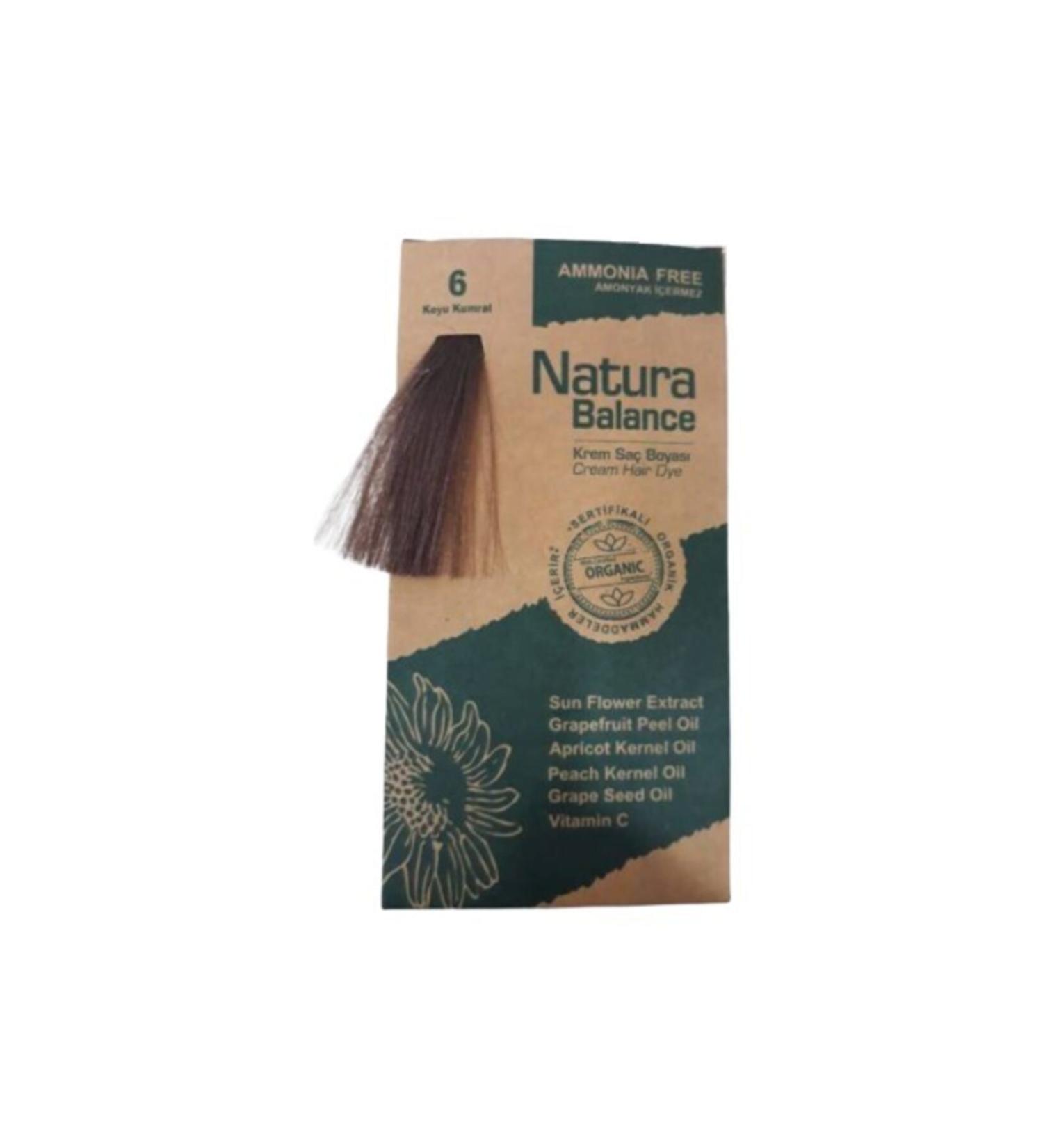 NATURABALANCE Hair Dye - Organic Certified No:6 Dark Blonde