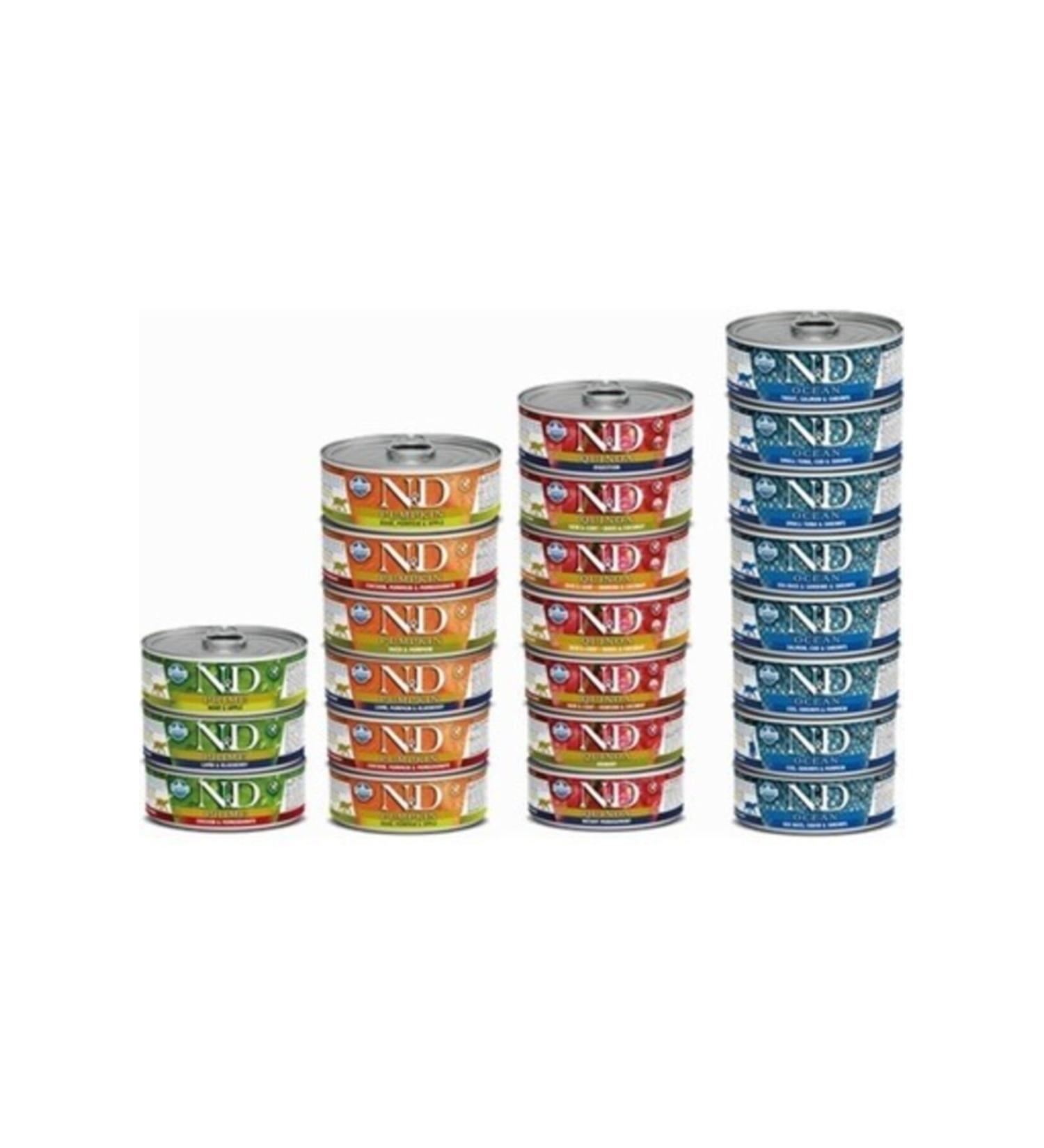 N & D Mixed Cat Canned Food 85 Gr X 24 Pieces