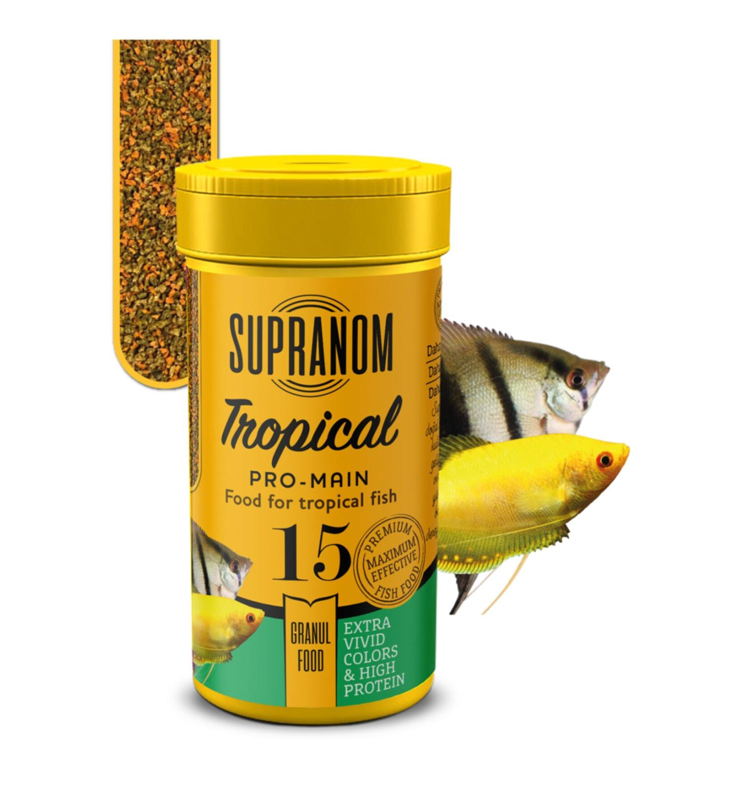 Small Mouth Tropical Fish Pro-main Granular Food 100ml
