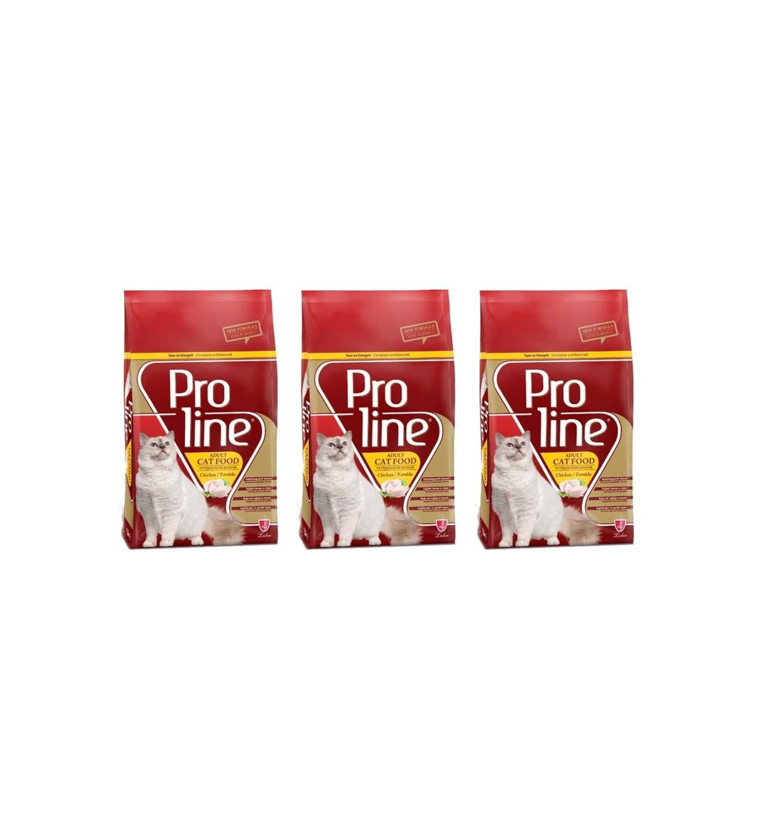 Proline Proline Chicken Adult Cat Food 1.5 Kg X 3 Pieces