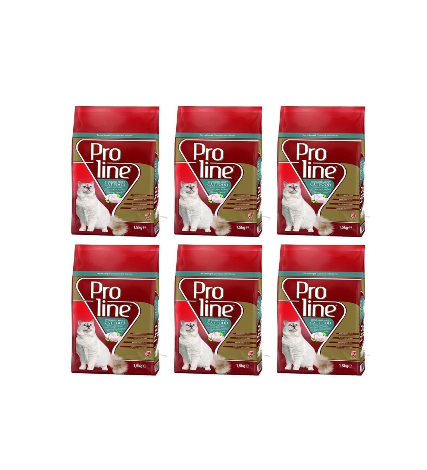 Proline Proline Chicken Sterilized Cat Food 1.5 Kg X 6 Pieces