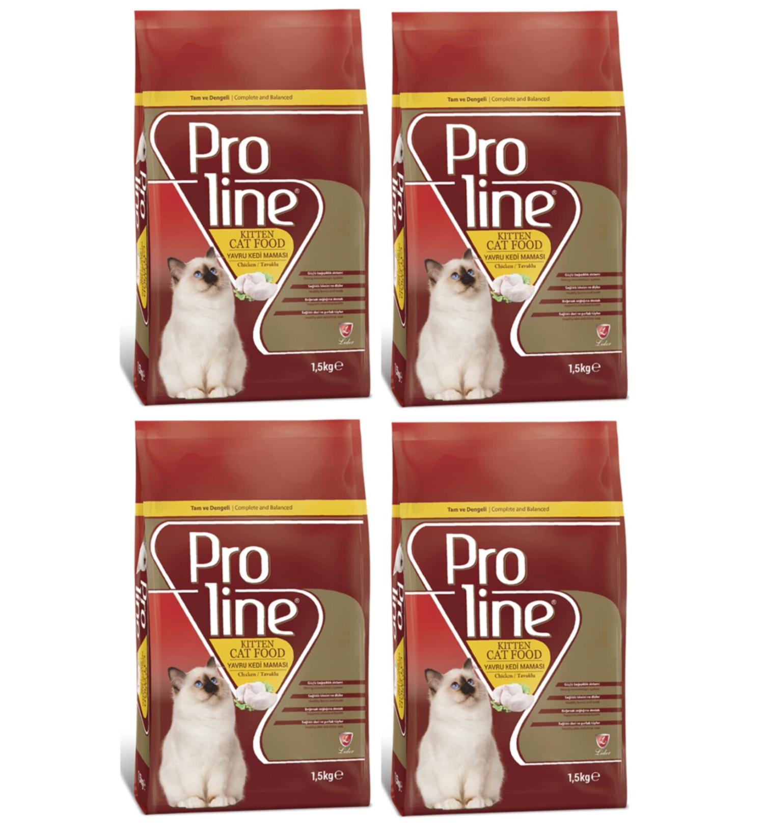 Proline Kitten Chicken Kitten Cat Food 4x1.5kg