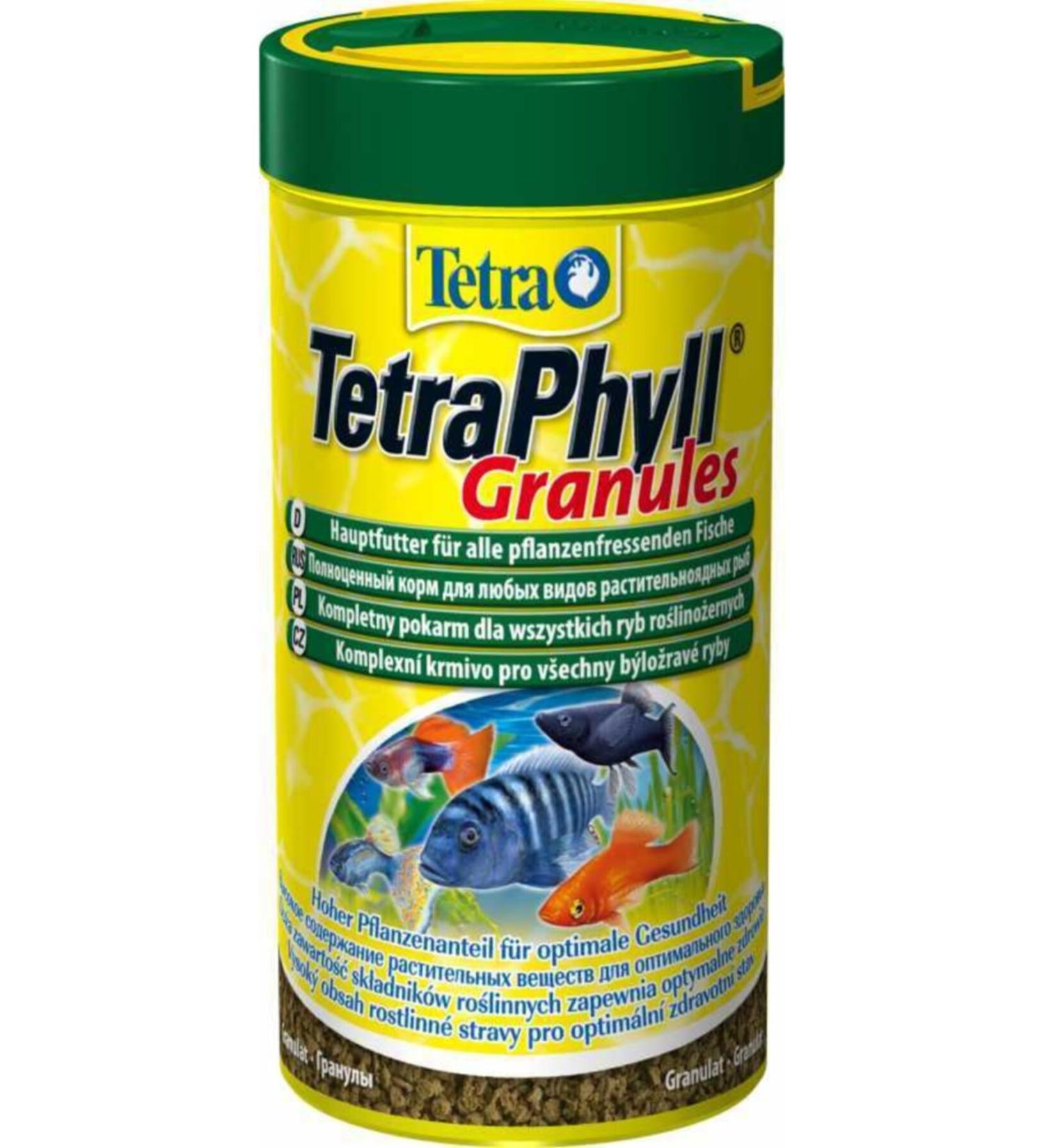 Tetra Phyll Granules Herbal Fish Food 250 Ml.