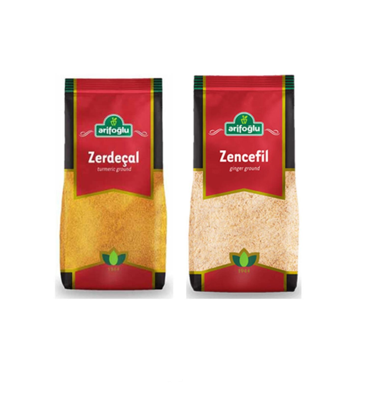 Arifo lu 2 Piece Set Ginger 250 Gr - Turmeric 250 Gr.