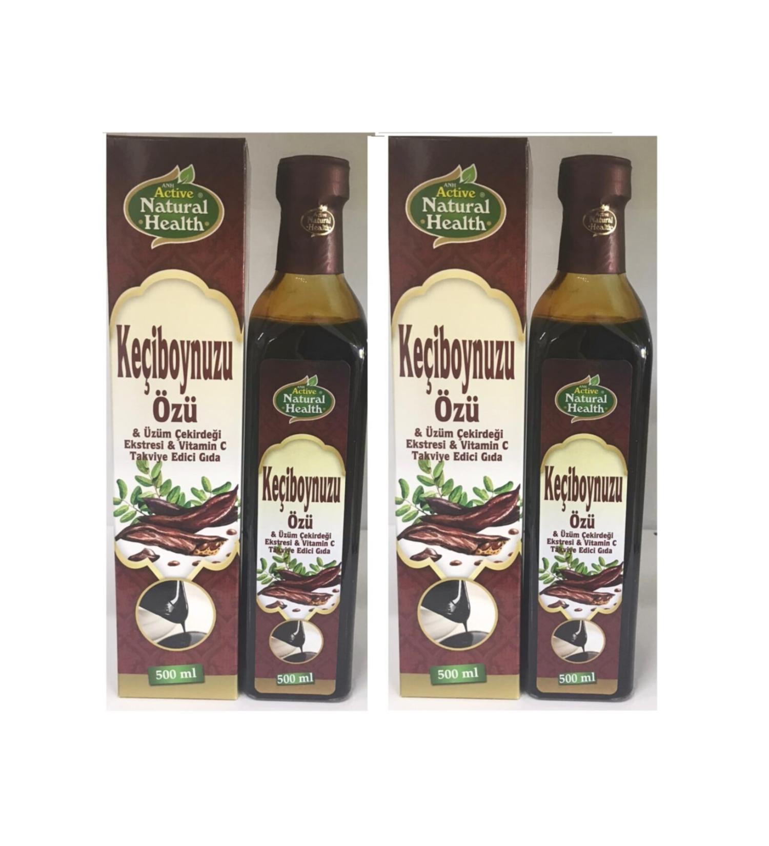 Active Natural Health Active Natural Grape Extract Vitamin C Carob Extract 500 Ml 2 Li Set 2 * 500