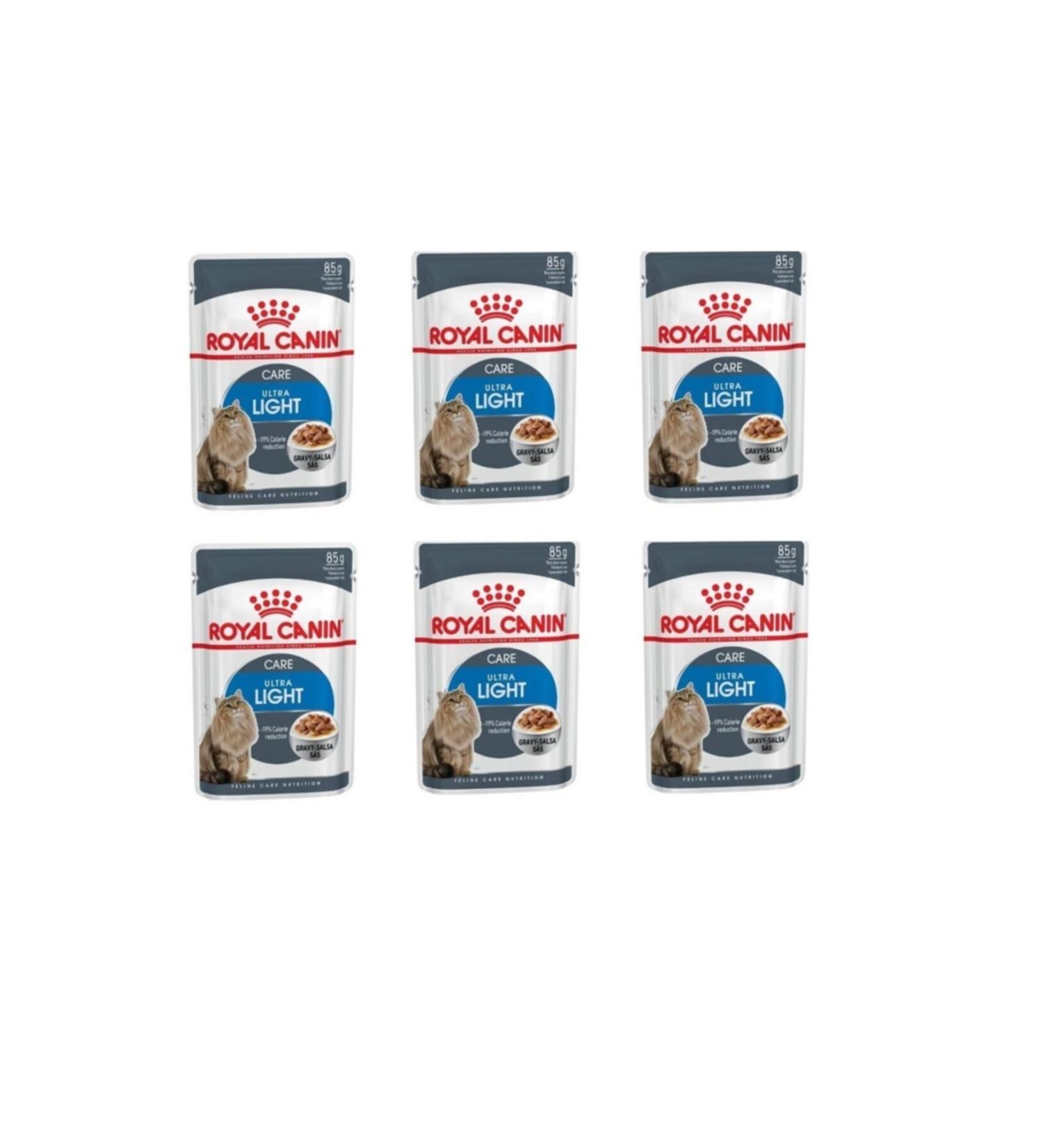 Royal Canin Ultra Light Diet Cat Canned Food 85 Gr (6 Pieces)
