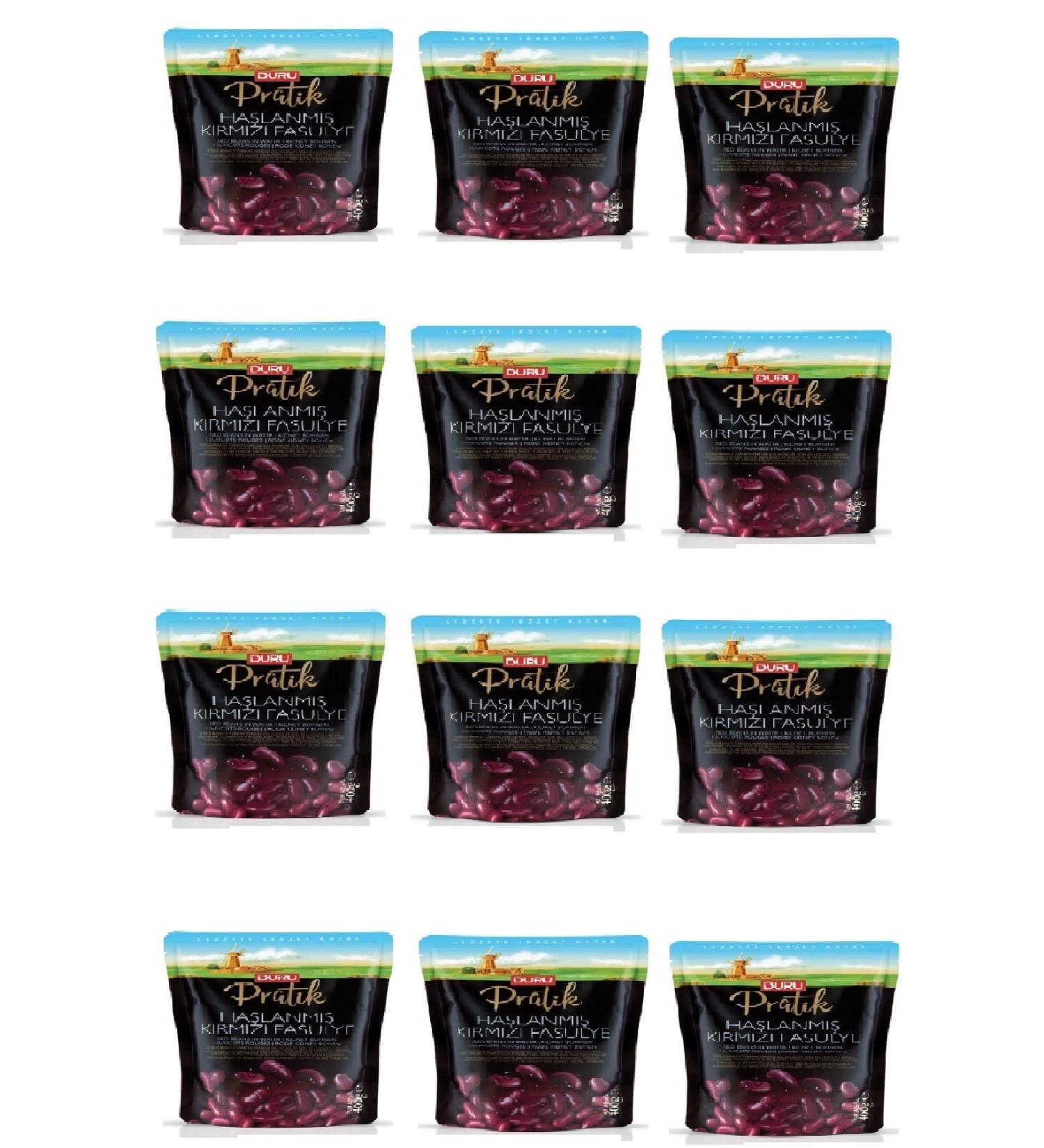 Duru Practical Boiled Red Beans 400 Gr X 12 Pieces