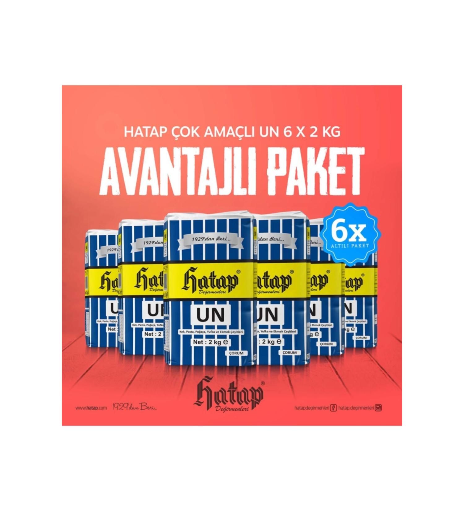 Hatap Mills Hatap Multi-Purpose Flour 6 X 2 Kg Advantageous Package